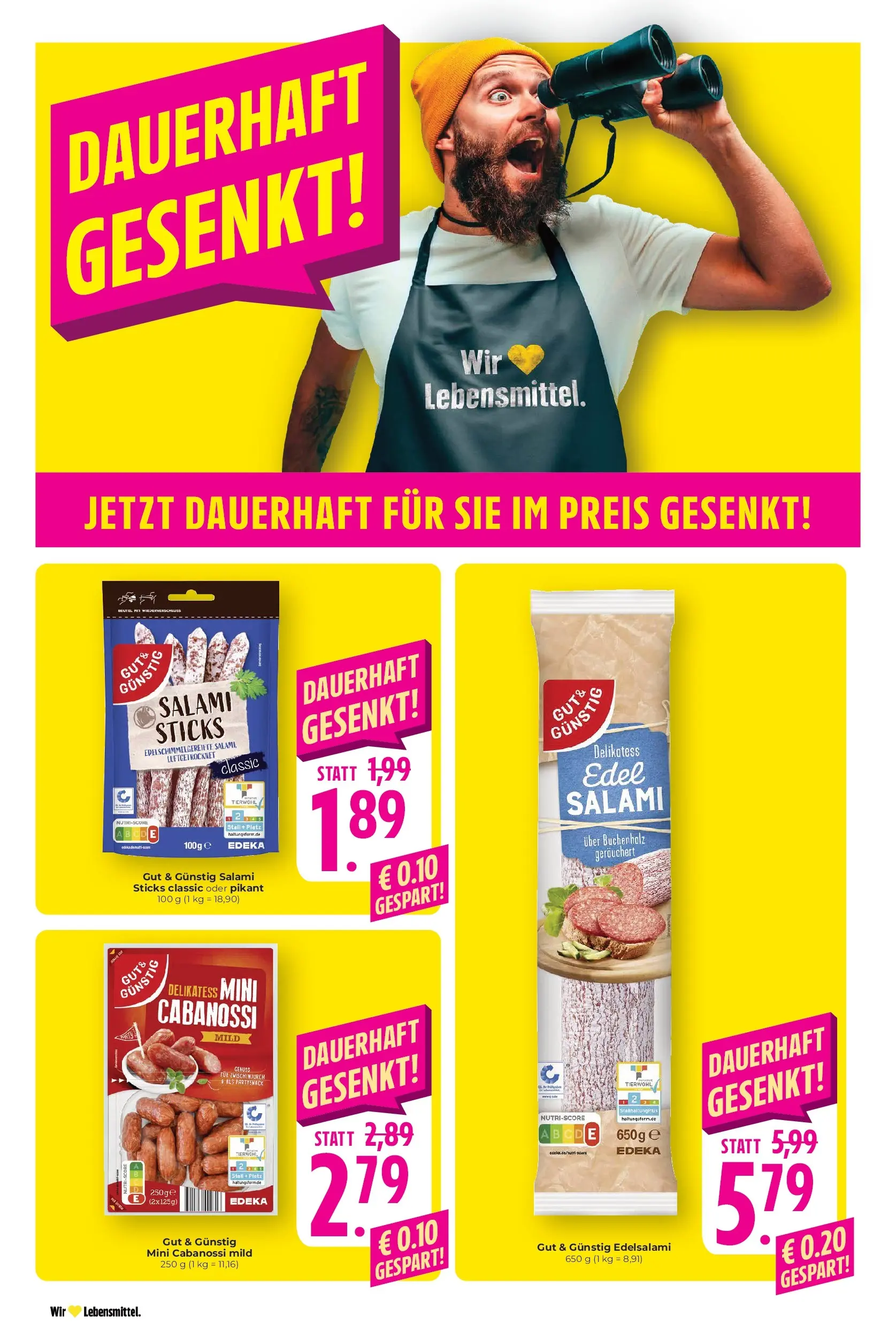 Angebote - Hieber's Frischecenter: Meine Woche (ab 01.03.2026) zum Blättern | Seite: 19 | Produkte: Salami