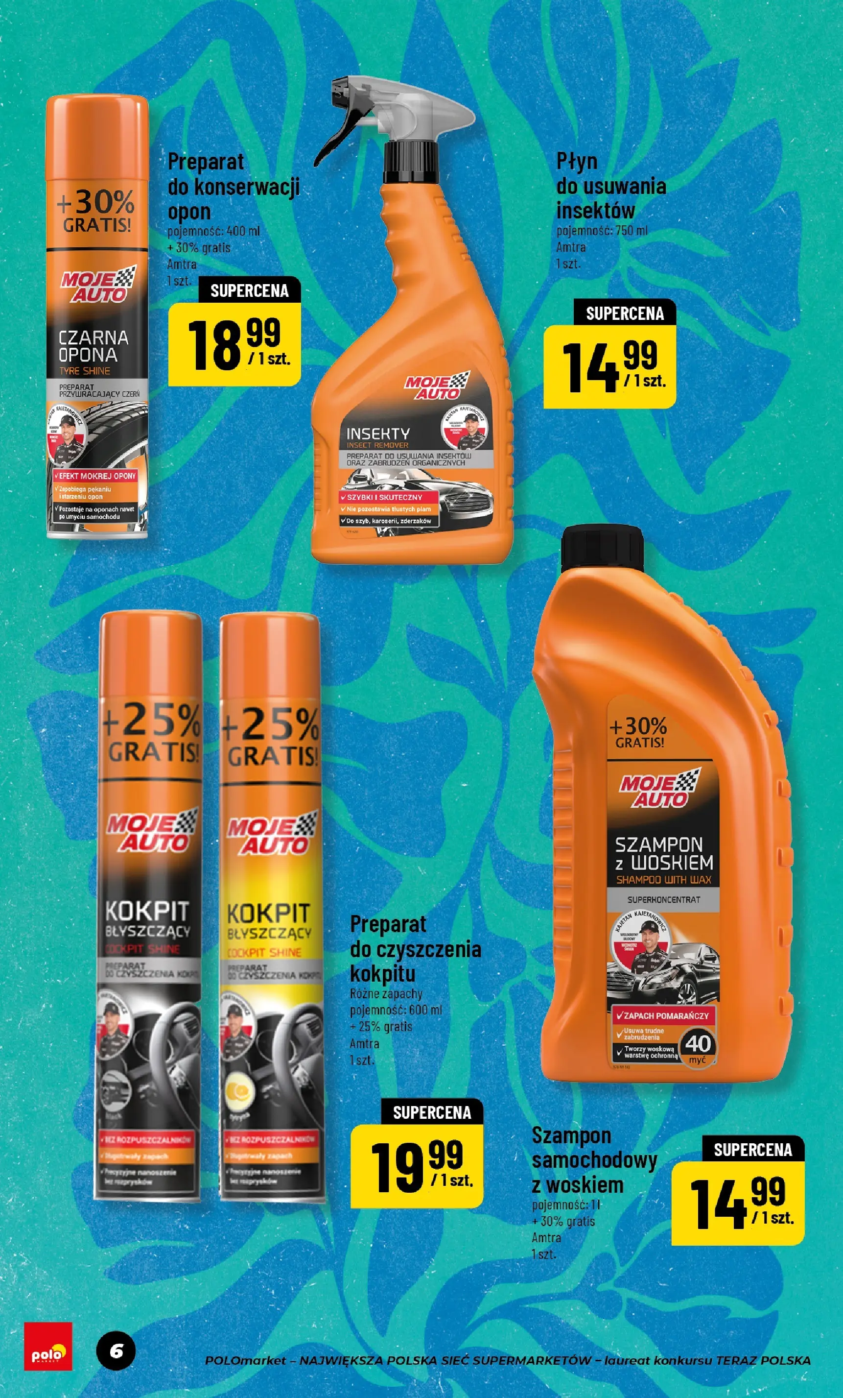 Nowa POLOmarket gazetka od jutra 31.03.2026 | Strona: 6 | Produkty: Zapach, Szampon