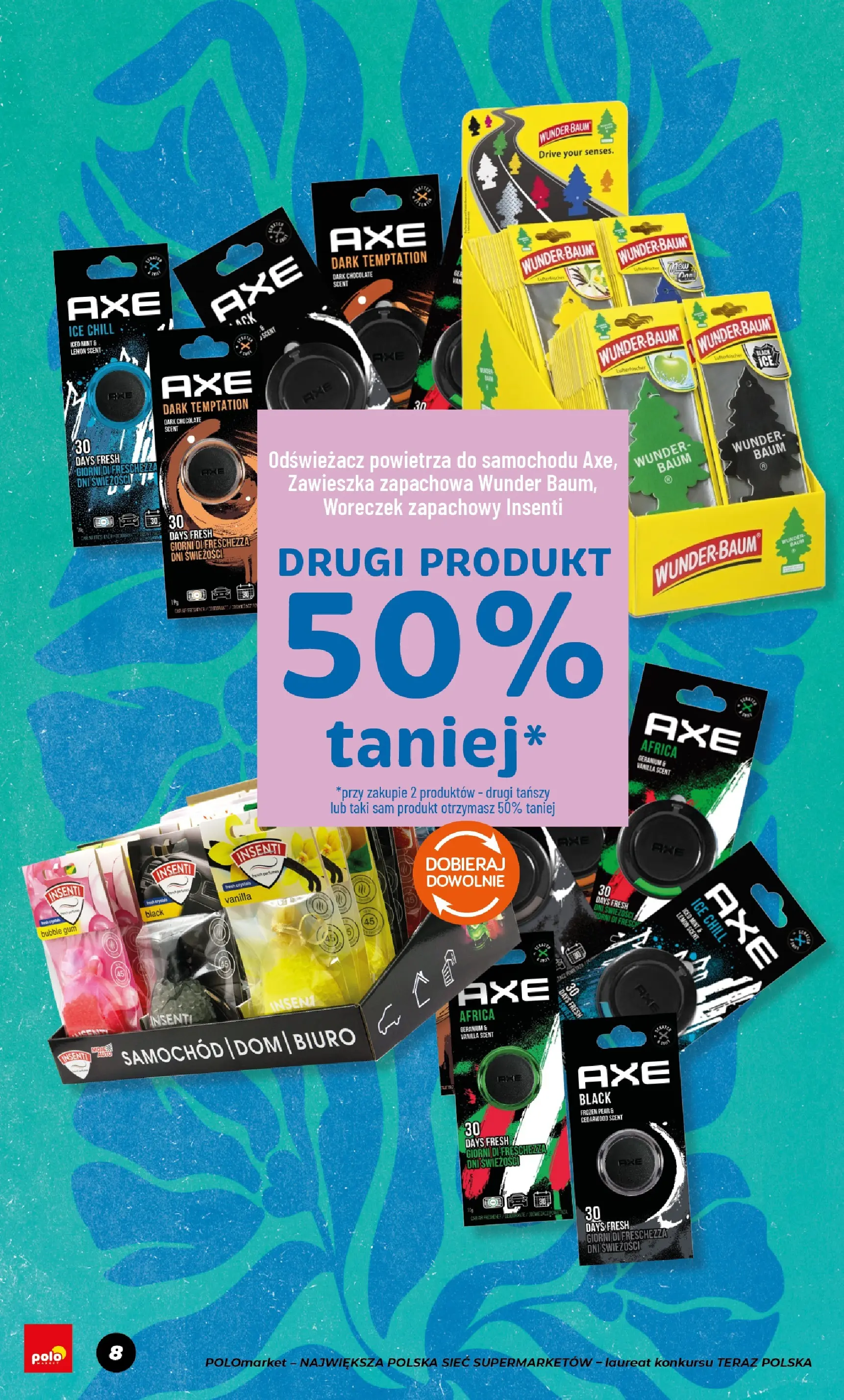 Nowa POLOmarket gazetka od jutra 31.03.2026 | Strona: 8 | Produkty: Odświeżacz, Odświeżacz powietrza