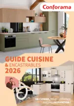 Conforama GUIDE CUISINE & ENCASTRABLES 2026 - au 31.12.2026