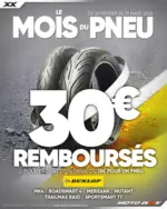Moto-Axxe Jusqu&rsquo;&agrave; 30&euro; rembours&eacute;s sur vos pneus Dunlop Moto ! - au 31.03.2026