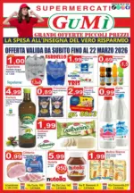 GuM&igrave; Supermercati Grandi offerte piccoli prezzi - al 22.03.2026