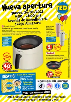 Vista previa TEDi - Nueva apertura válido desde el 26.02.2026 Vista previa TEDi - Nueva apertura válido desde el 26.02.2026