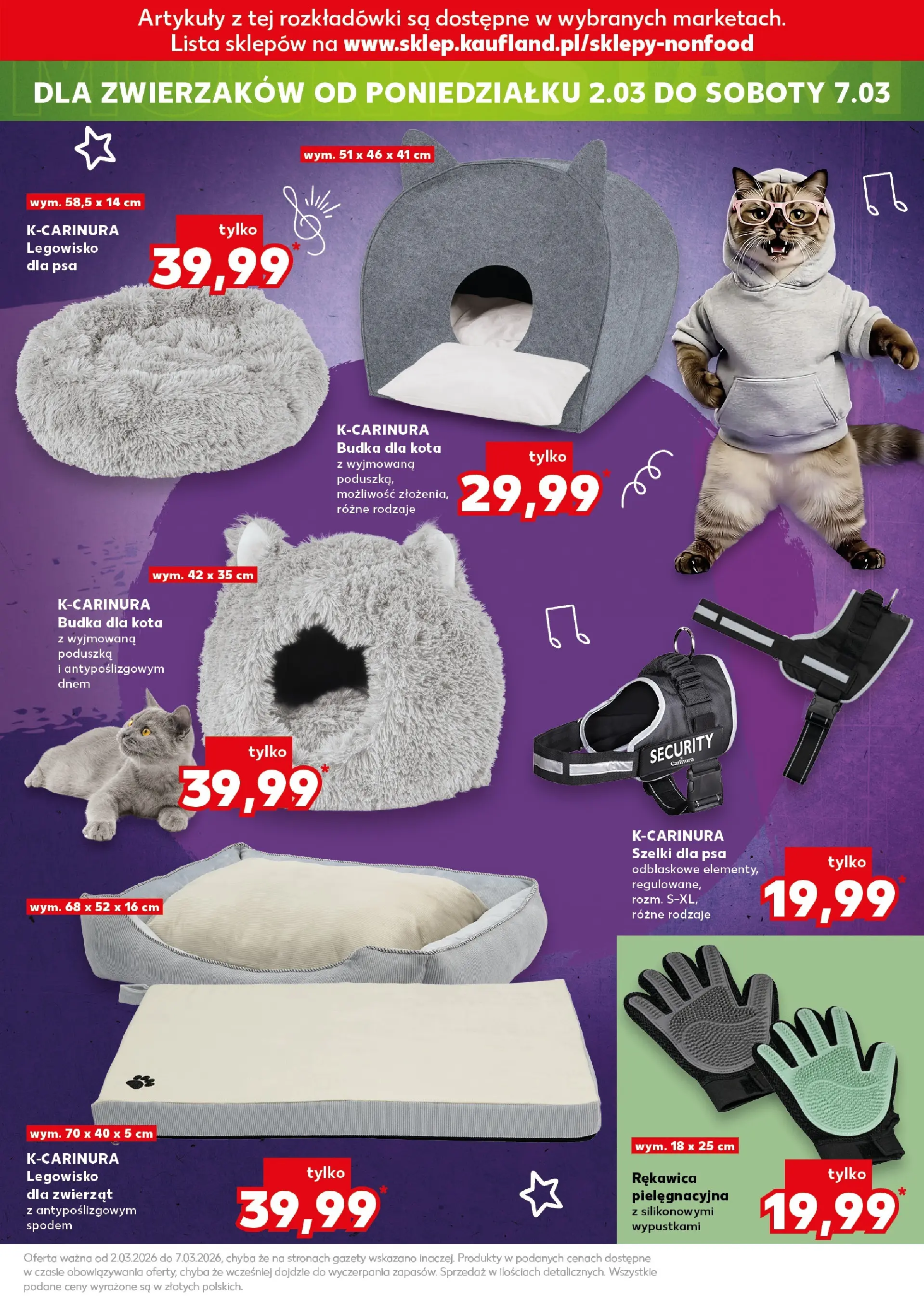 Kaufland gazetka - Mocny start od 02.03.2026 - od jutra PDF | Strona: 27 | Produkty: Poduszka, Szelki dla psa