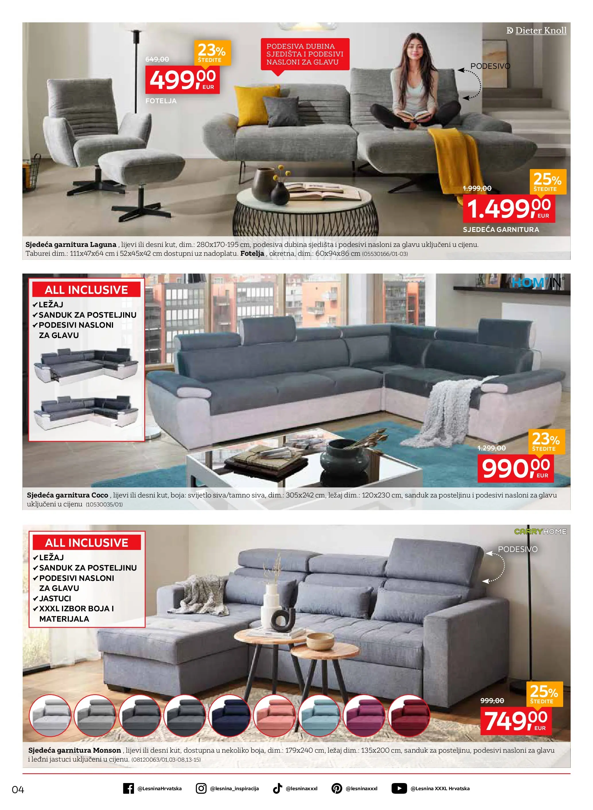 Lesnina - Lesnina XXXL: Funkcionalno i udobno katalog do 26.03.2026 novi od 23.02.2026 na listanje > letak digitalni | Stranica: 4 | Proizvodi: Fotelja