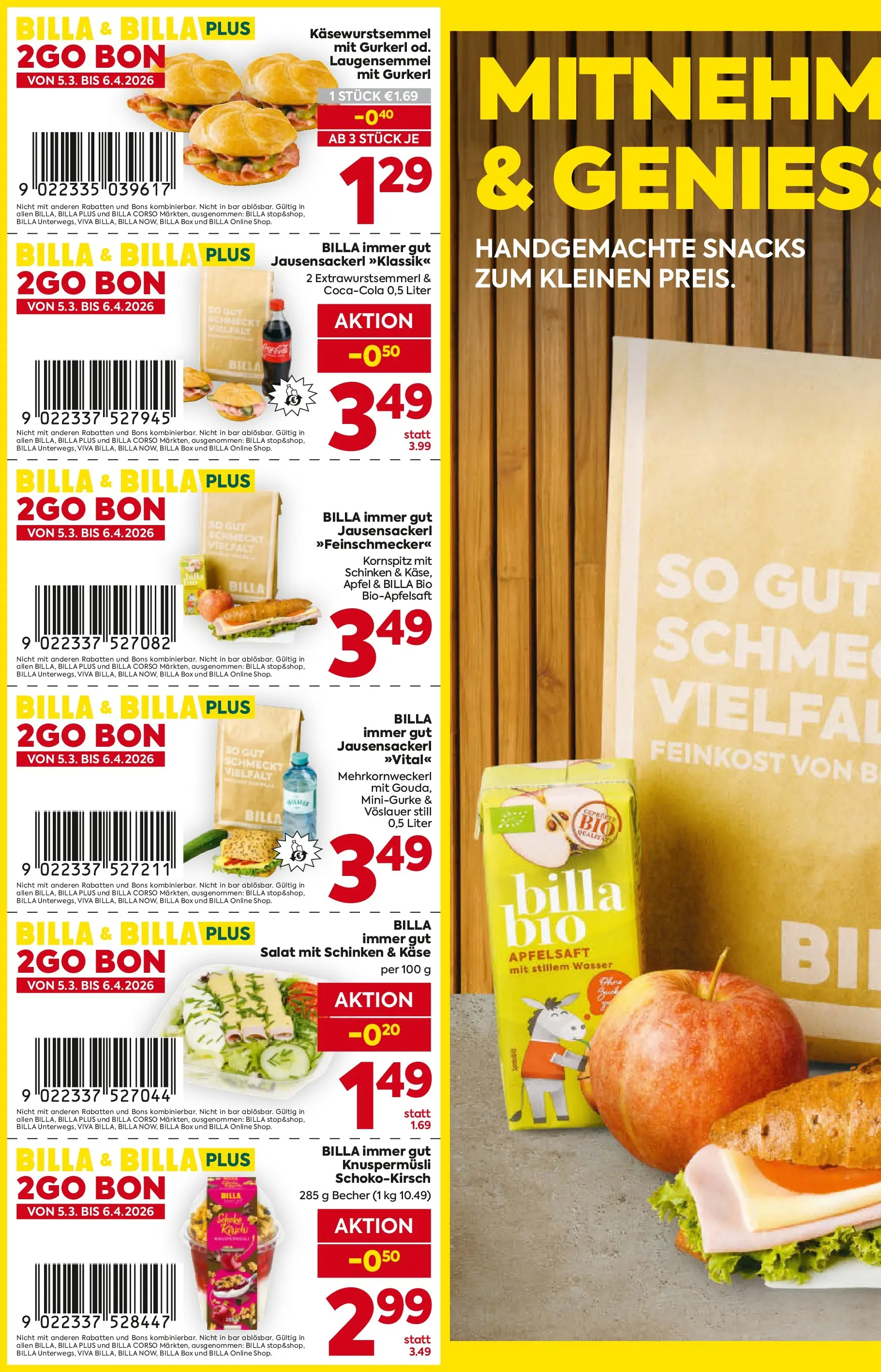 Billa - BILLA: 2GO BONS ab 04.03.2026 - Angebote, Prospekt | Seite: 2