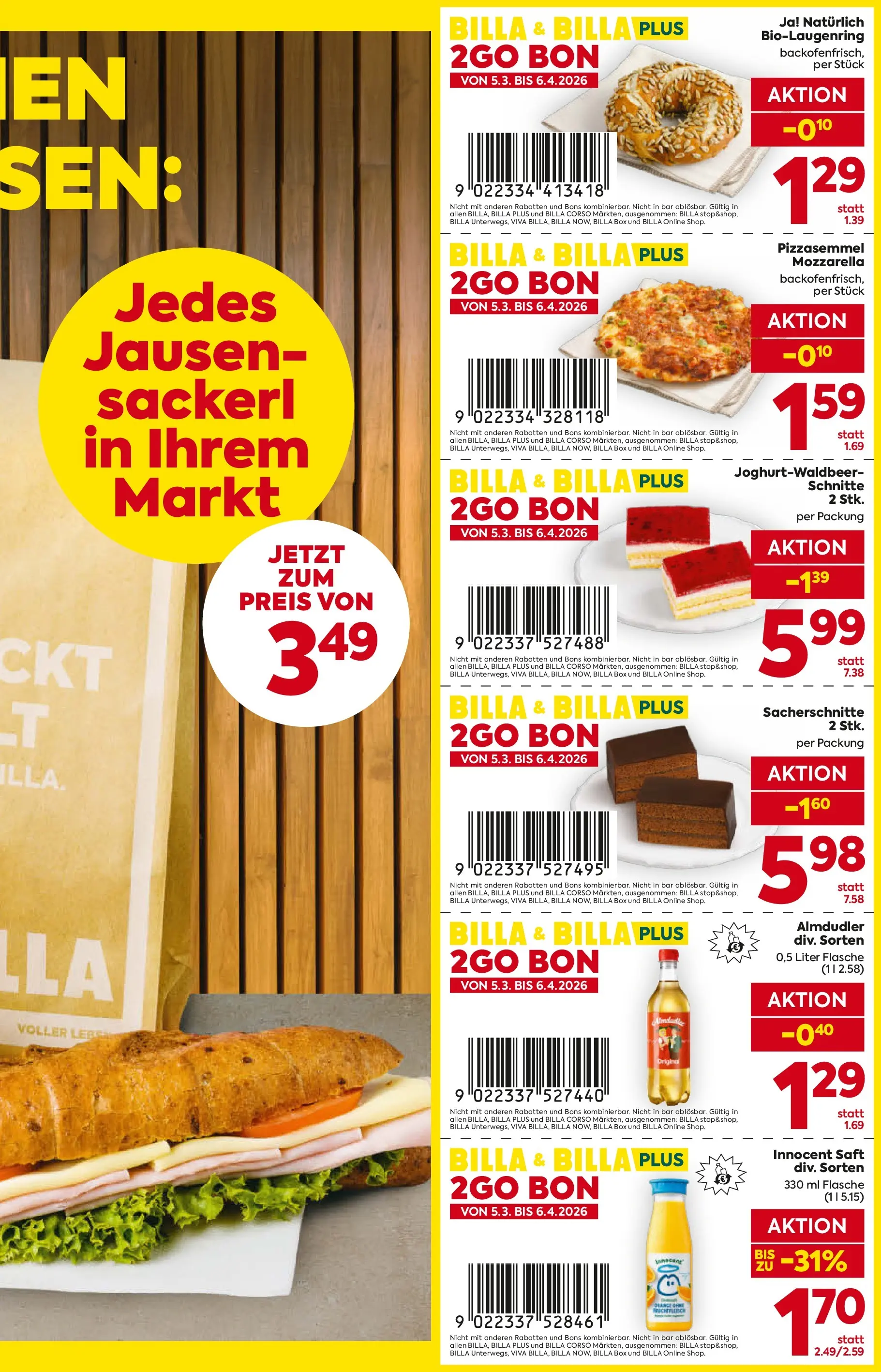 Billa - BILLA: 2GO BONS ab 04.03.2026 - Angebote, Prospekt | Seite: 3