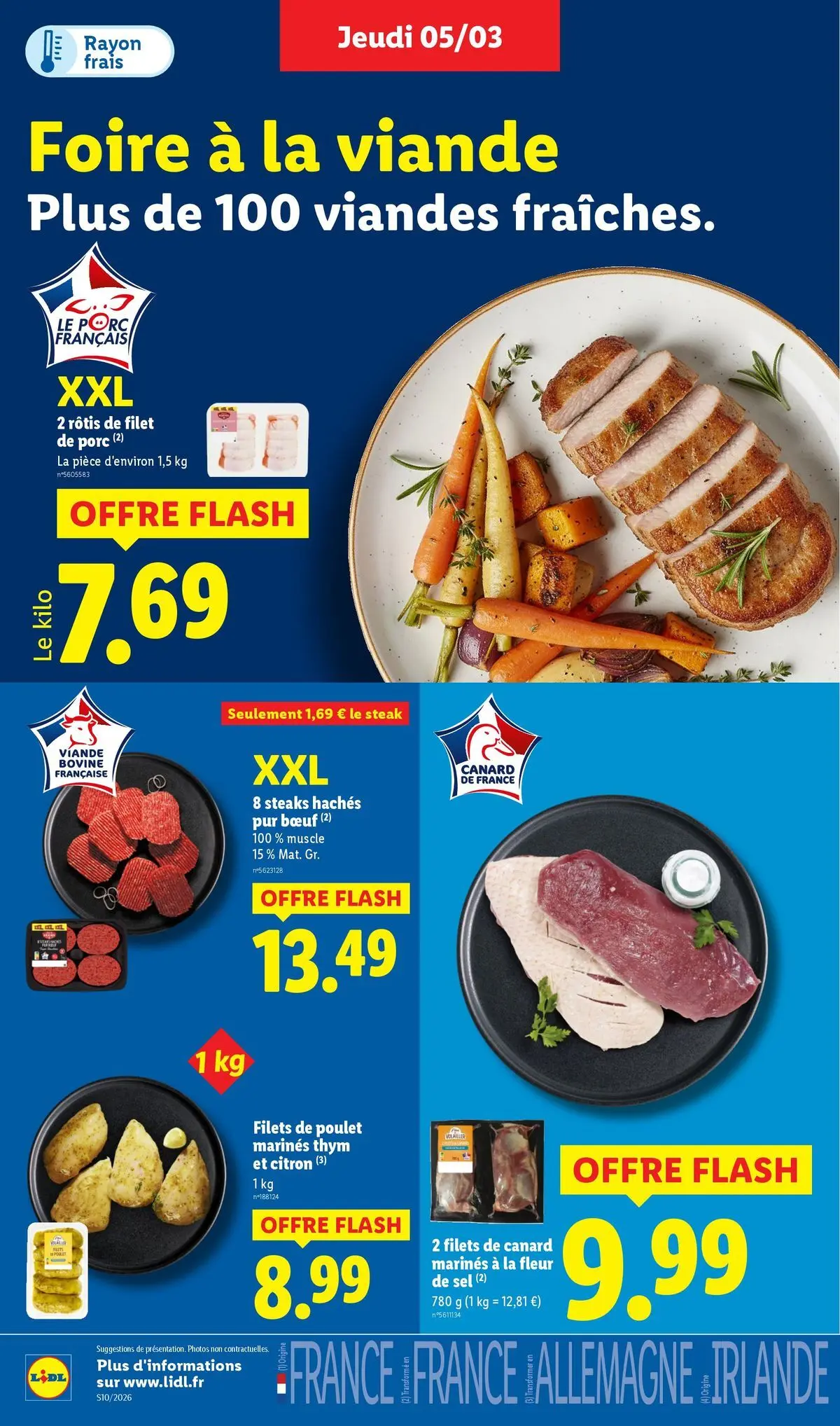 Catalogue LIDL du 05/03/2026 | Promo prospectus en ligne | Page: 6 | Produits: Citron, Sel, Viande, Porc Catalogue LIDL du 05/03/2026 | Promo prospectus en ligne | Page: 6 | Produits: Citron, Sel, Viande, Porc