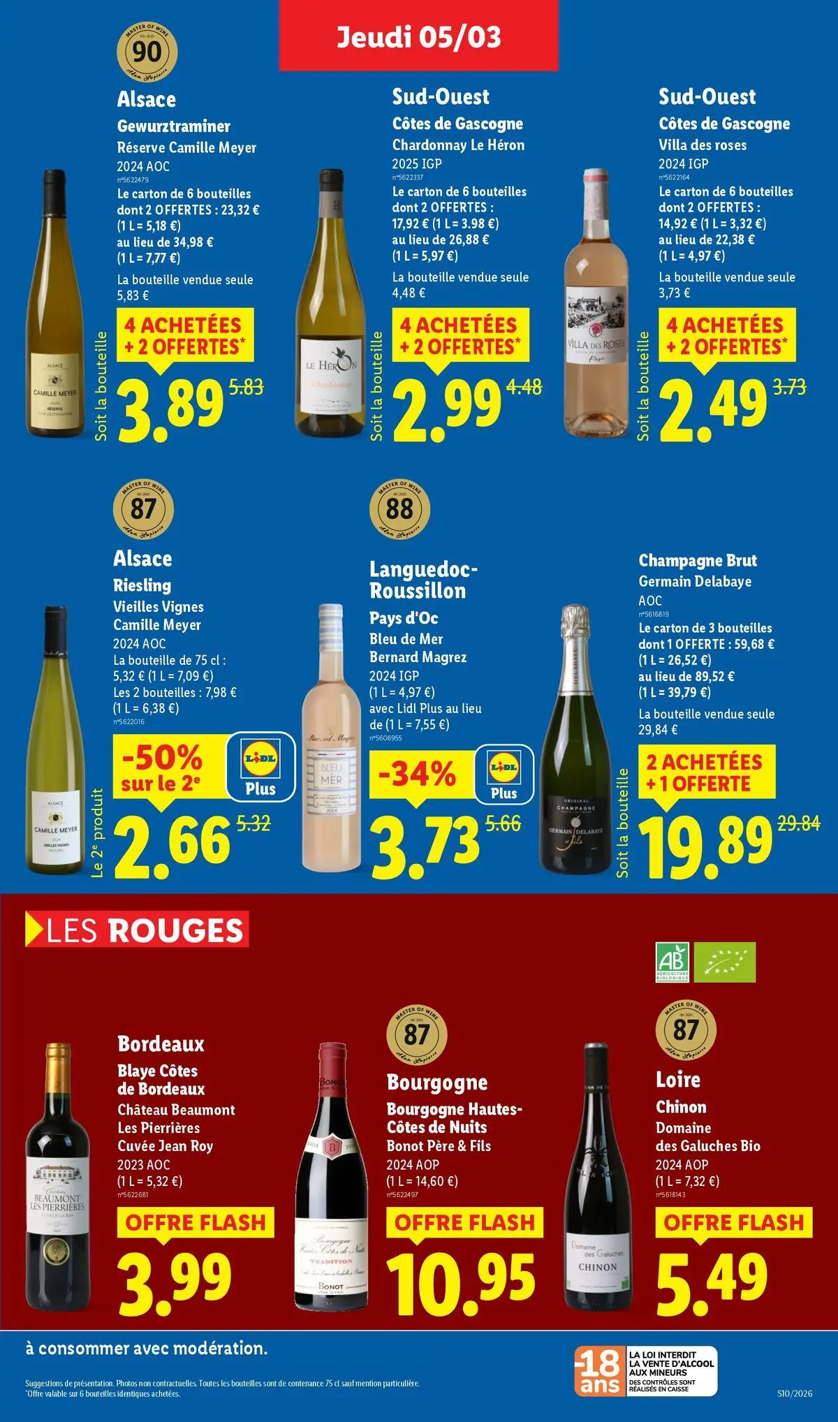 Catalogue LIDL du 05/03/2026 | Promo prospectus en ligne | Page: 17 | Produits: Champagne brut, Champagne Catalogue LIDL du 05/03/2026 | Promo prospectus en ligne | Page: 17 | Produits: Champagne brut, Champagne