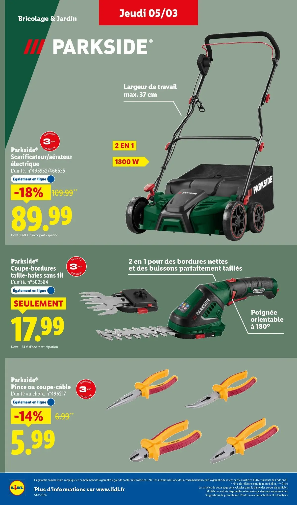 Catalogue LIDL du 05/03/2026 | Promo prospectus en ligne | Page: 30 Catalogue LIDL du 05/03/2026 | Promo prospectus en ligne | Page: 30