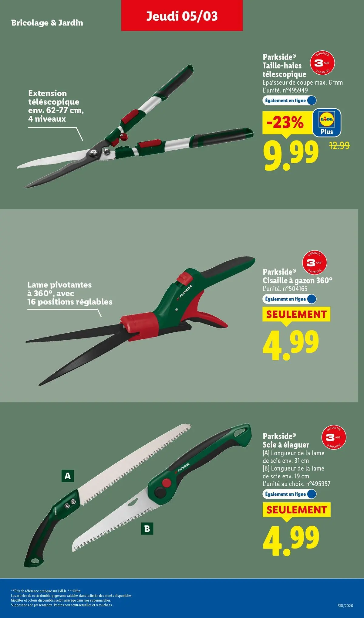 Catalogue LIDL du 05/03/2026 | Promo prospectus en ligne | Page: 35 | Produits: Gazon Catalogue LIDL du 05/03/2026 | Promo prospectus en ligne | Page: 35 | Produits: Gazon