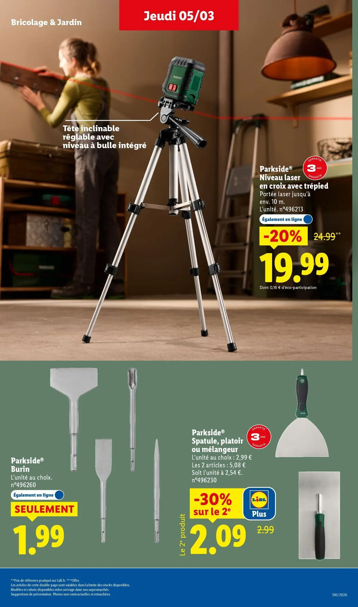 Catalogue LIDL du 05/03/2026 | Promo prospectus en ligne | Page: 39 Catalogue LIDL du 05/03/2026 | Promo prospectus en ligne | Page: 39