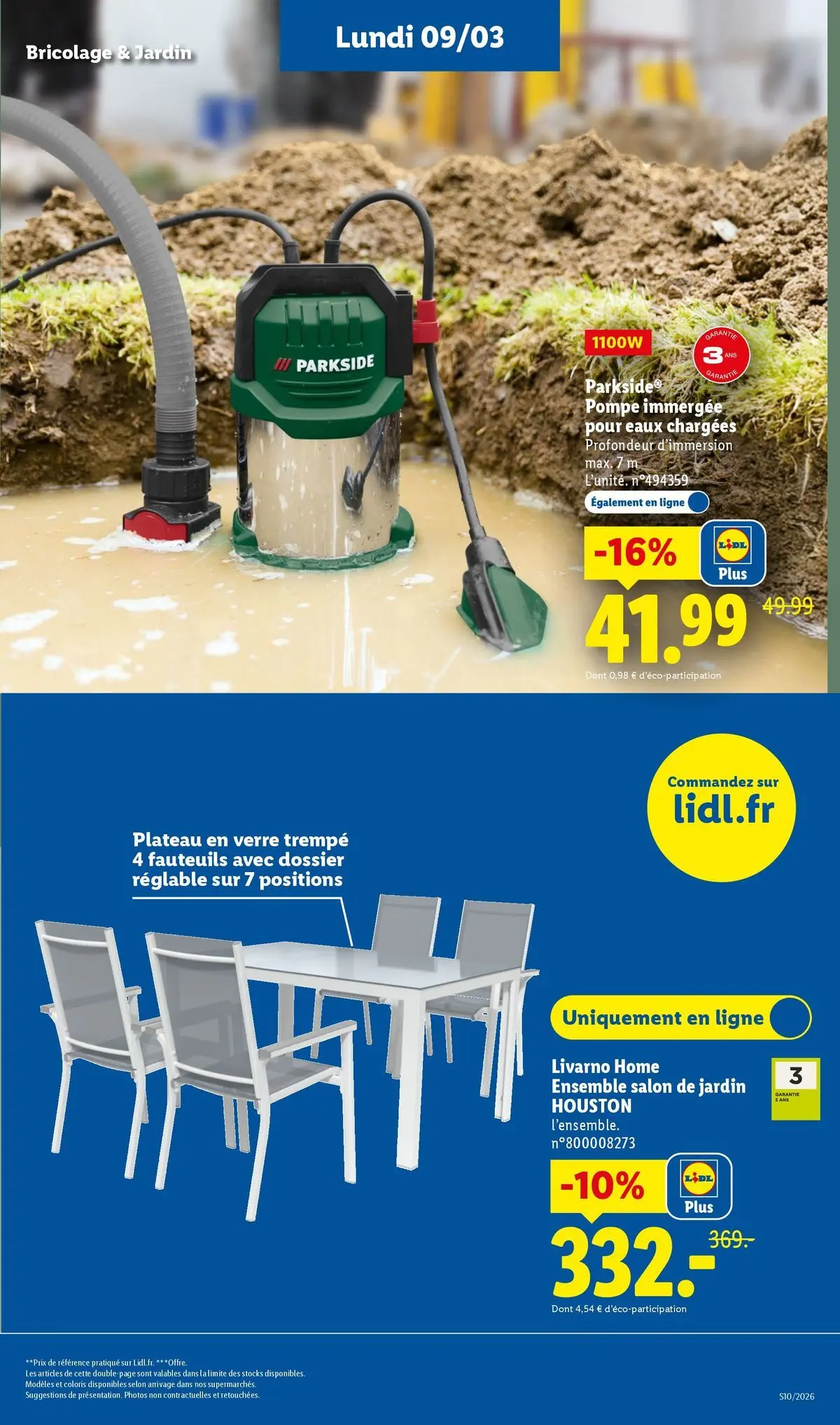 Catalogue LIDL du 05/03/2026 | Promo prospectus en ligne | Page: 57 | Produits: Plateau, Salon de jardin Catalogue LIDL du 05/03/2026 | Promo prospectus en ligne | Page: 57 | Produits: Plateau, Salon de jardin