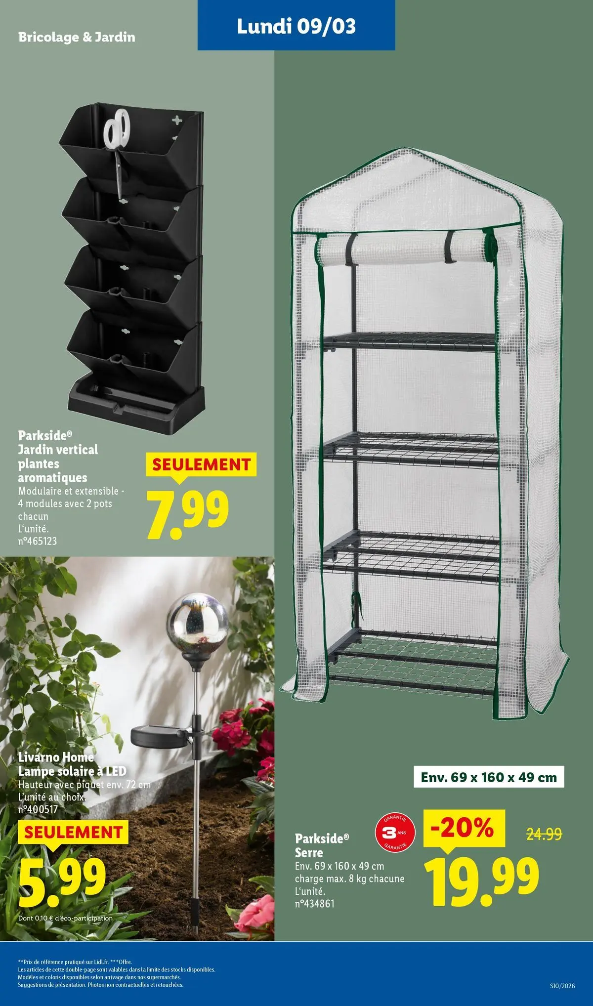 Catalogue LIDL du 05/03/2026 | Promo prospectus en ligne | Page: 59 | Produits: Plantes, Lampe, Lampe solaire Catalogue LIDL du 05/03/2026 | Promo prospectus en ligne | Page: 59 | Produits: Plantes, Lampe, Lampe solaire