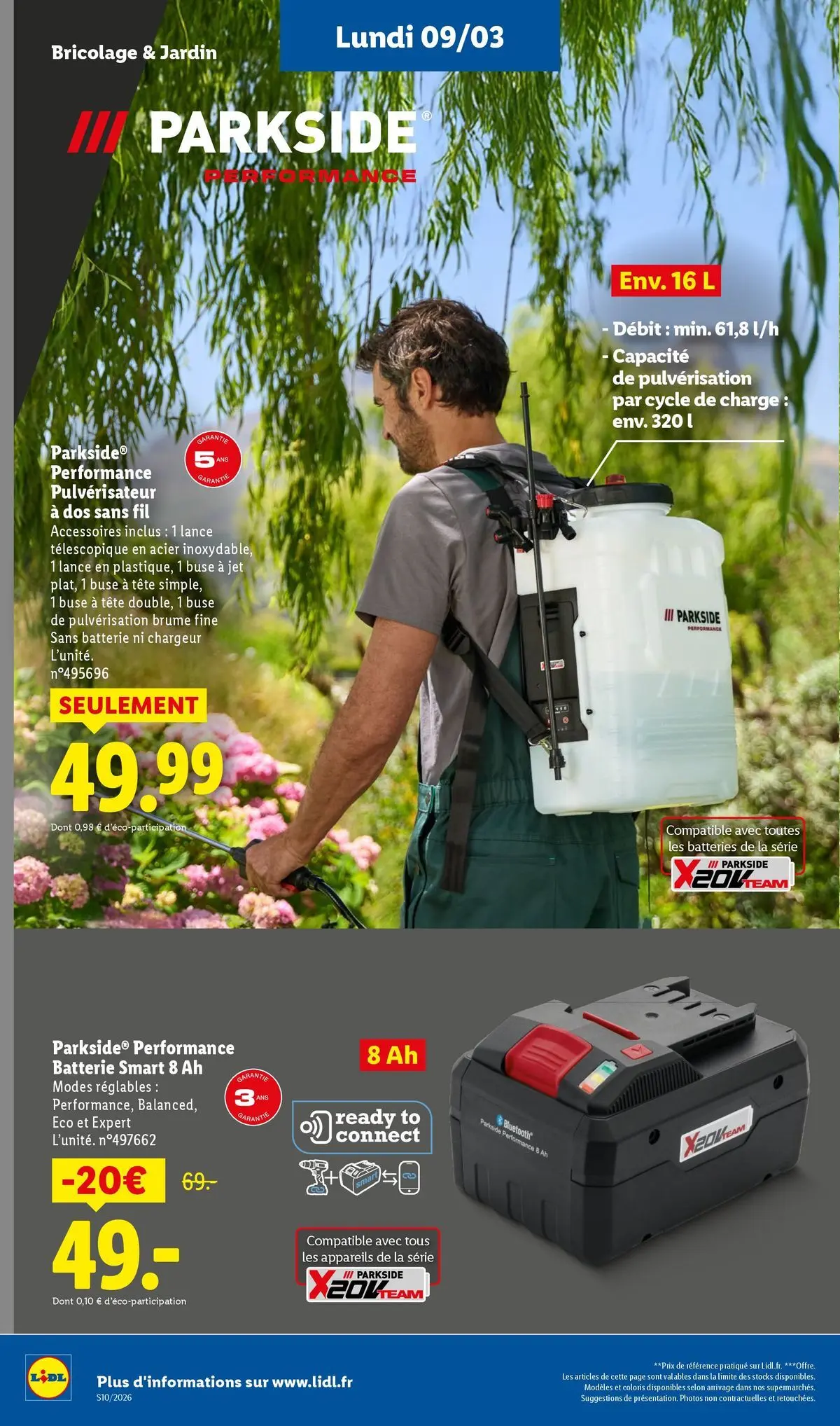 Catalogue LIDL du 05/03/2026 | Promo prospectus en ligne | Page: 62 | Produits: Batterie Catalogue LIDL du 05/03/2026 | Promo prospectus en ligne | Page: 62 | Produits: Batterie