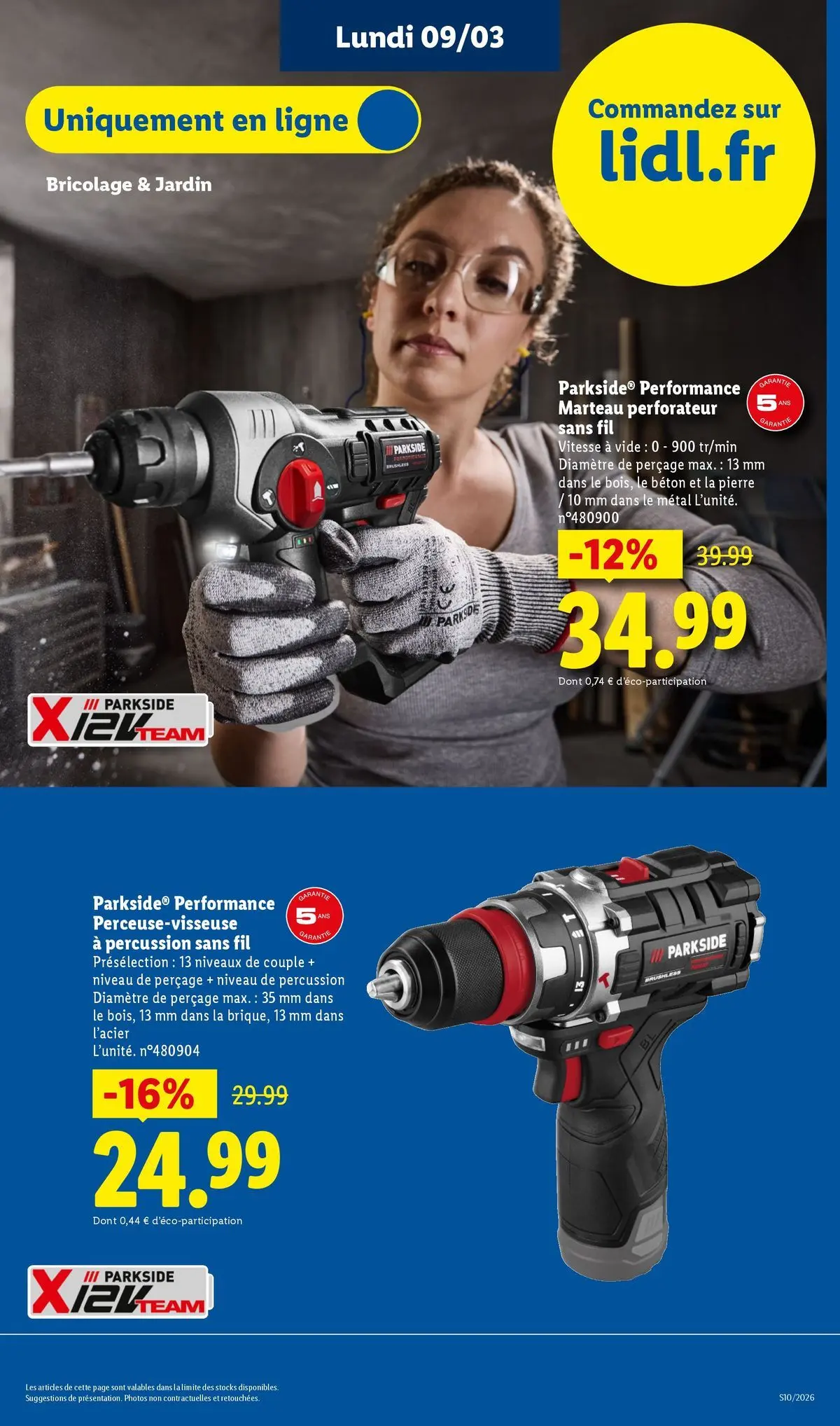 Catalogue LIDL du 05/03/2026 | Promo prospectus en ligne | Page: 75 | Produits: Marteau Catalogue LIDL du 05/03/2026 | Promo prospectus en ligne | Page: 75 | Produits: Marteau