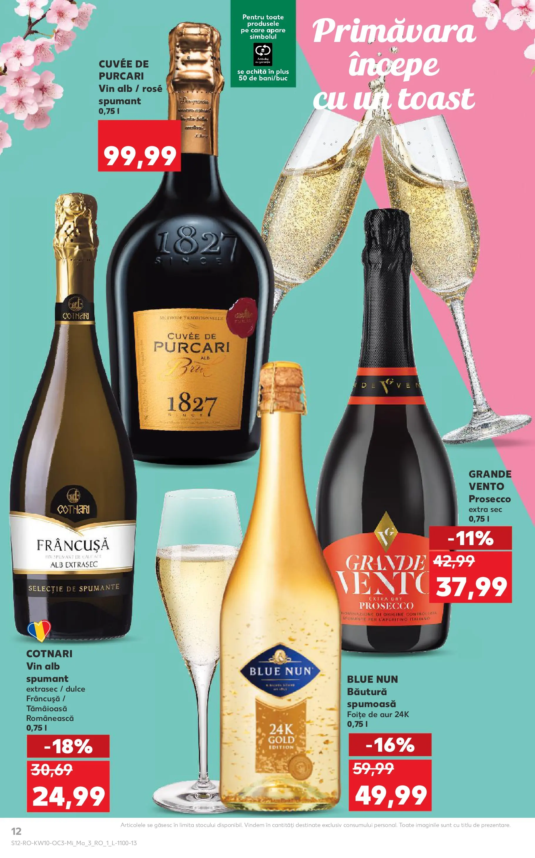 Kaufland Zalau 04.03.2026 - Revista si Oferta | Pagină: 12 | Produse: Prosecco, Vin