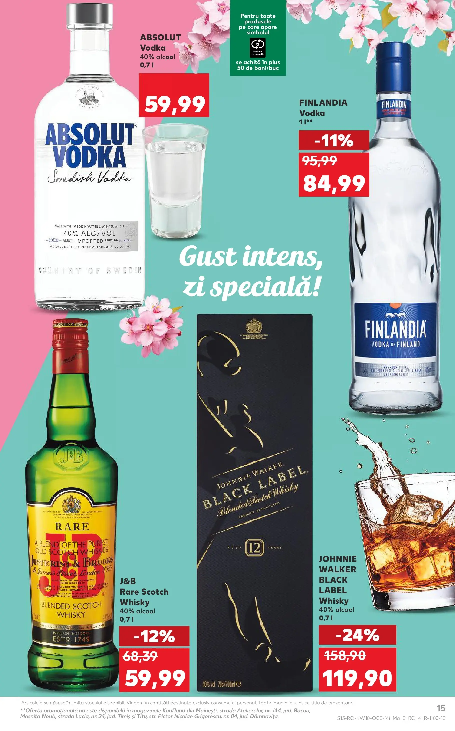 Kaufland Zalau 04.03.2026 - Revista si Oferta | Pagină: 15 | Produse: Vodka