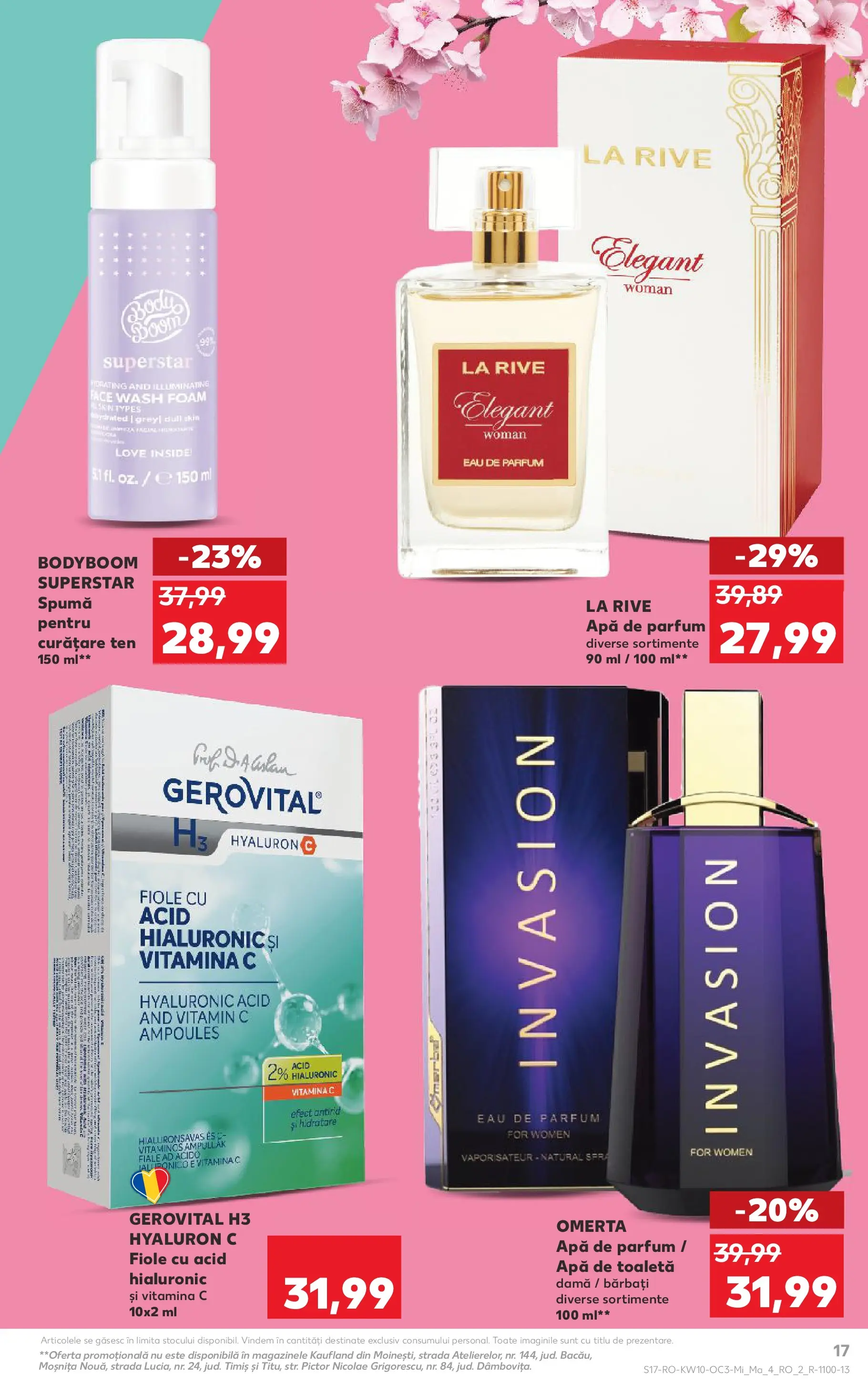 Kaufland Zalau 04.03.2026 - Revista si Oferta | Pagină: 17 | Produse: Apă de parfum, Toaletă, Parfum, Apă de toaletă