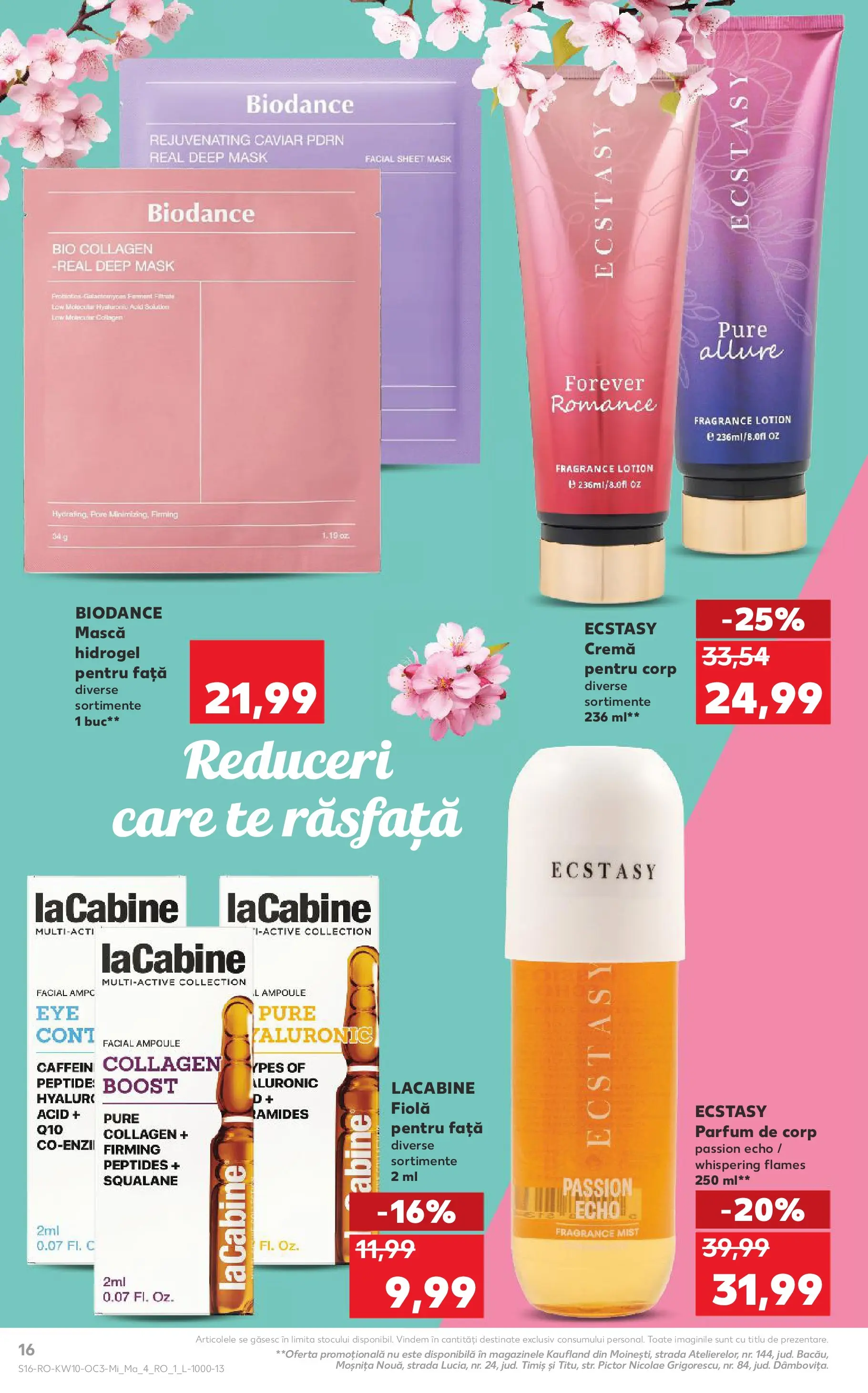 Kaufland Brașov 04.03.2026 - Revista si Oferta | Pagină: 16 | Produse: Şerit ödül, Body, Parfum, Cremă
