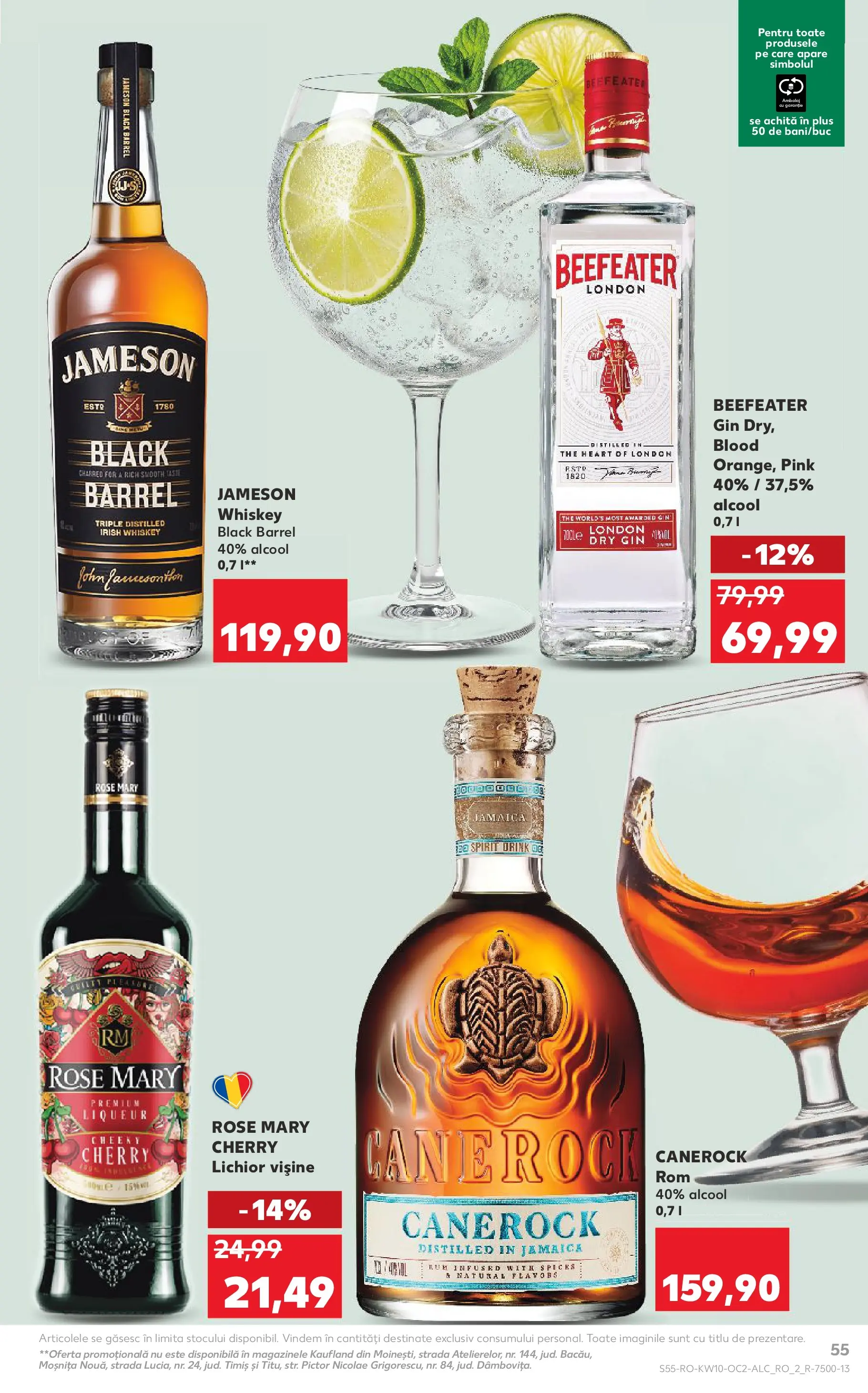 Kaufland Viseu de Sus 04.03.2026 || Revista si Oferte | Pagină: 55 | Produse: Lichior, Rom, Gin, Whiskey Kaufland Viseu de Sus 04.03.2026 - Revista si Oferta | Pagină: 55 | Produse: Lichior, Rom, Gin, Whiskey