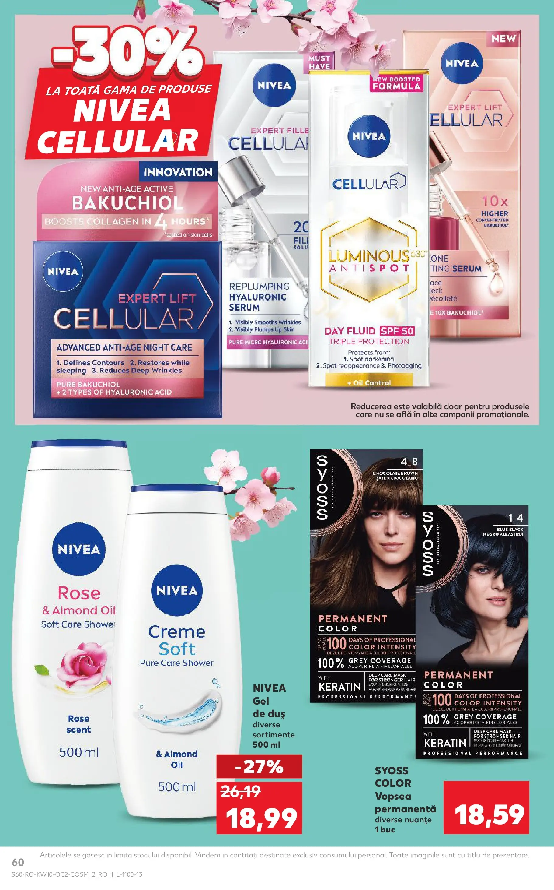 Kaufland Ploiești 04.03.2026 - Revista si Oferta | Pagină: 60 | Produse: Serum, Vopsea, Duș, Gel de duș