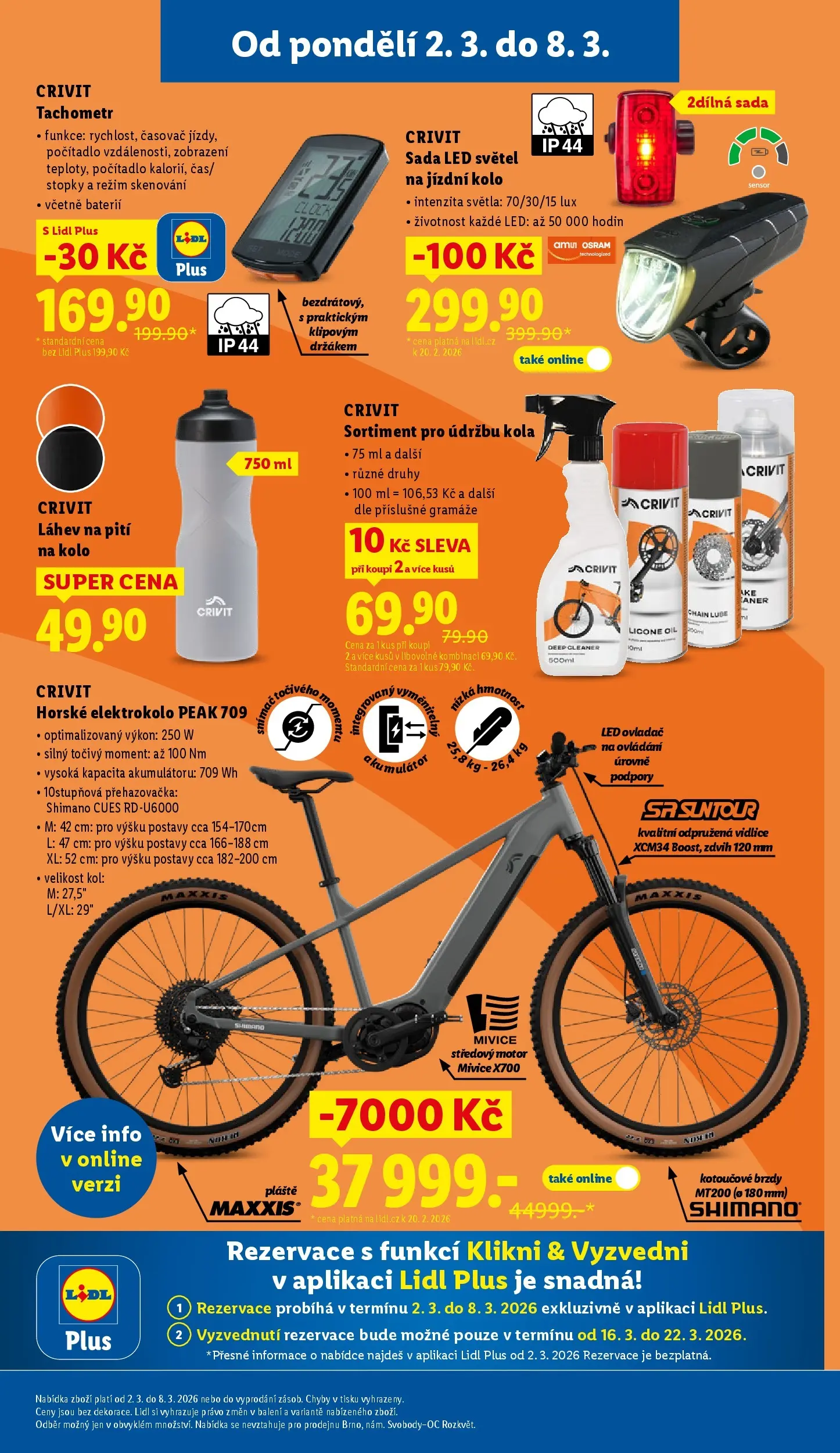 Lidl leták od 01.03.2026 - Nový akční leták | Strana: 35 | Produkty: Elektrokolo, Časovač, Kola, LED