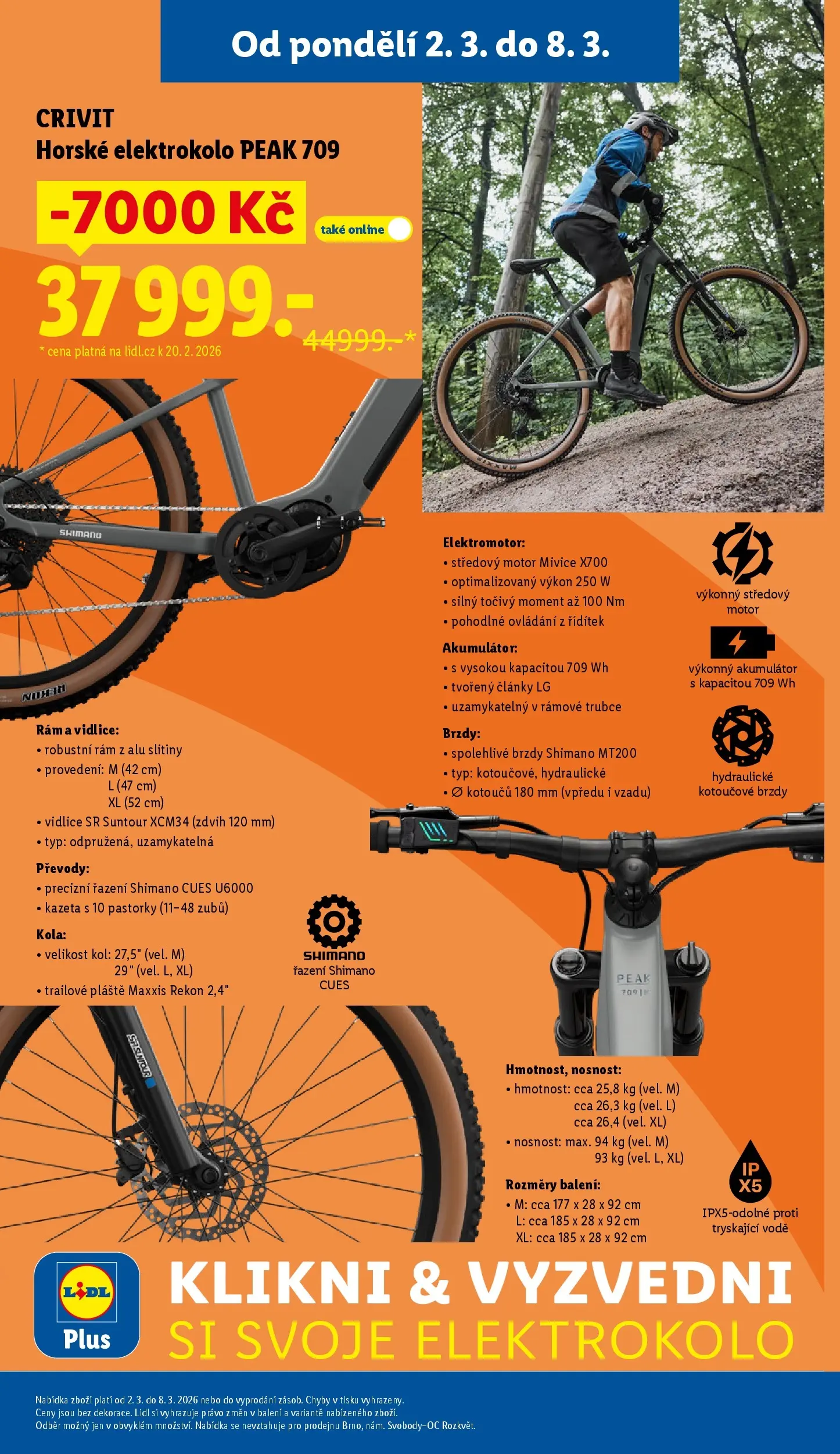Lidl leták od 01.03.2026 - Nový akční leták | Strana: 37 | Produkty: Elektrokolo, Kola