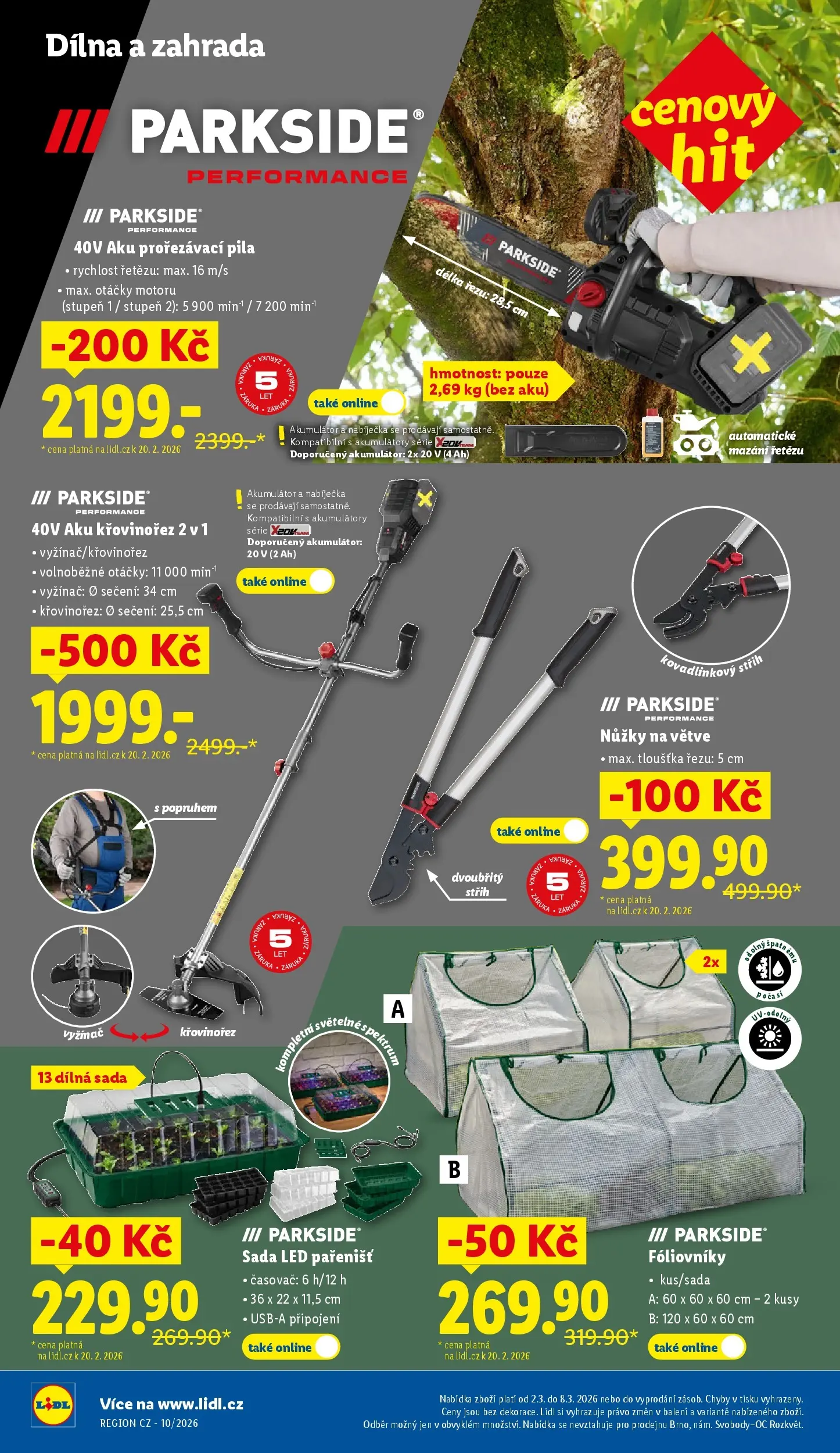 Lidl leták od 01.03.2026 - Nový akční leták | Strana: 38 | Produkty: Parkside, Nůžky, Paruka, LED