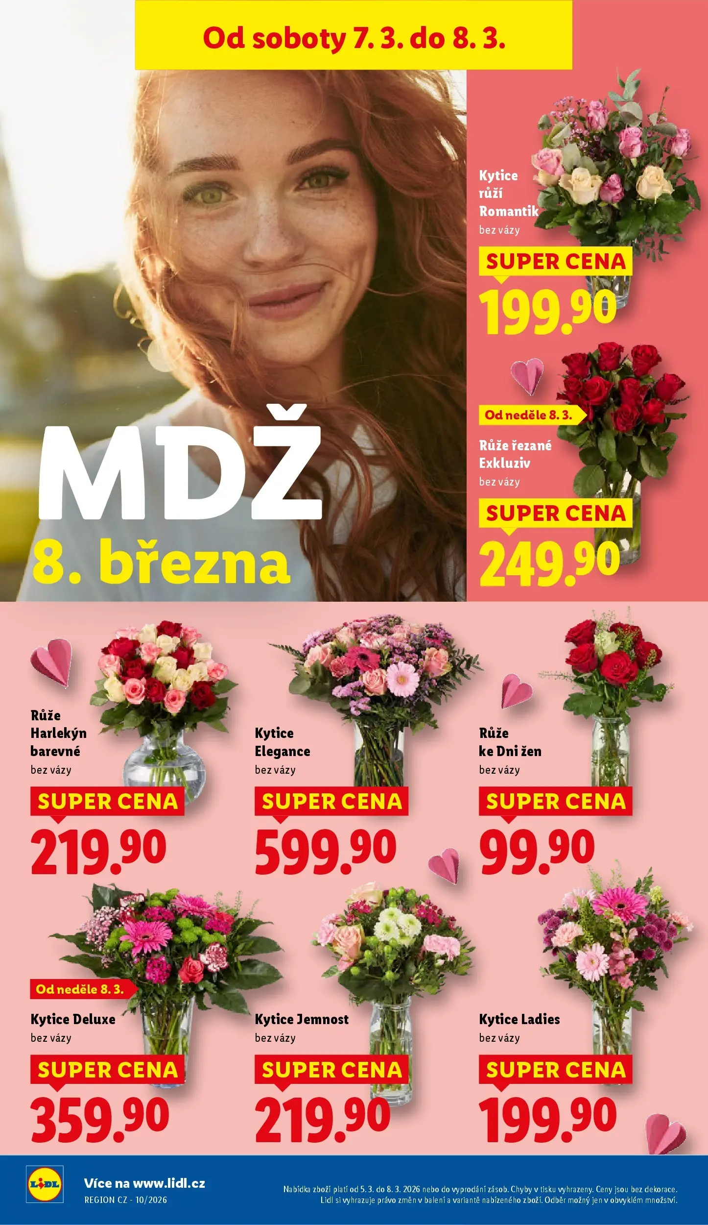 Lidl leták od 04.03.2026 - Nový akční leták | Strana: 20 | Produkty: Deluxe, Vázy, Kytice