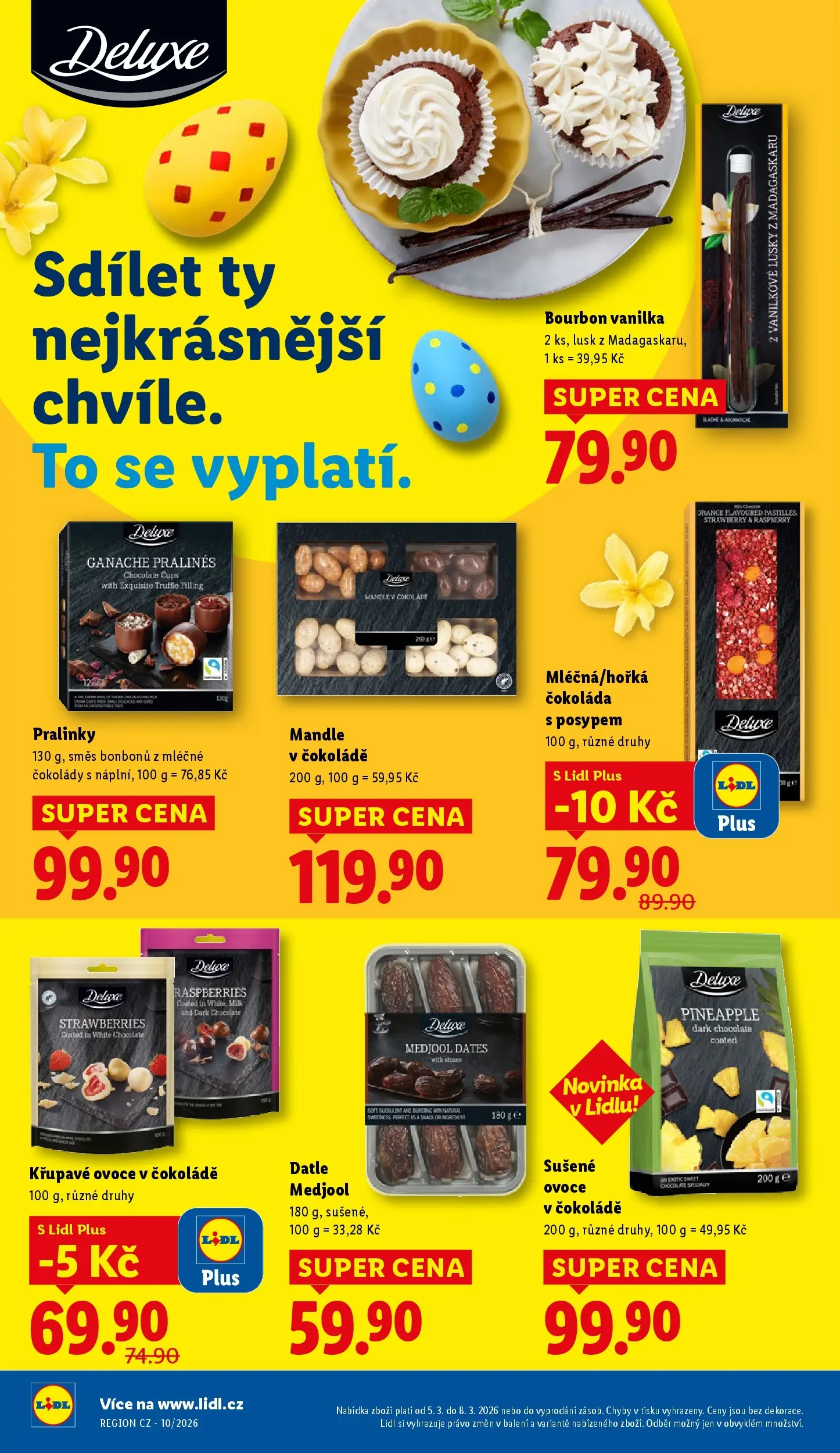 Lidl leták od 04.03.2026 - Nový akční leták | Strana: 22 | Produkty: Ovoce, Čokoláda, Bourbon, Sušené ovoce