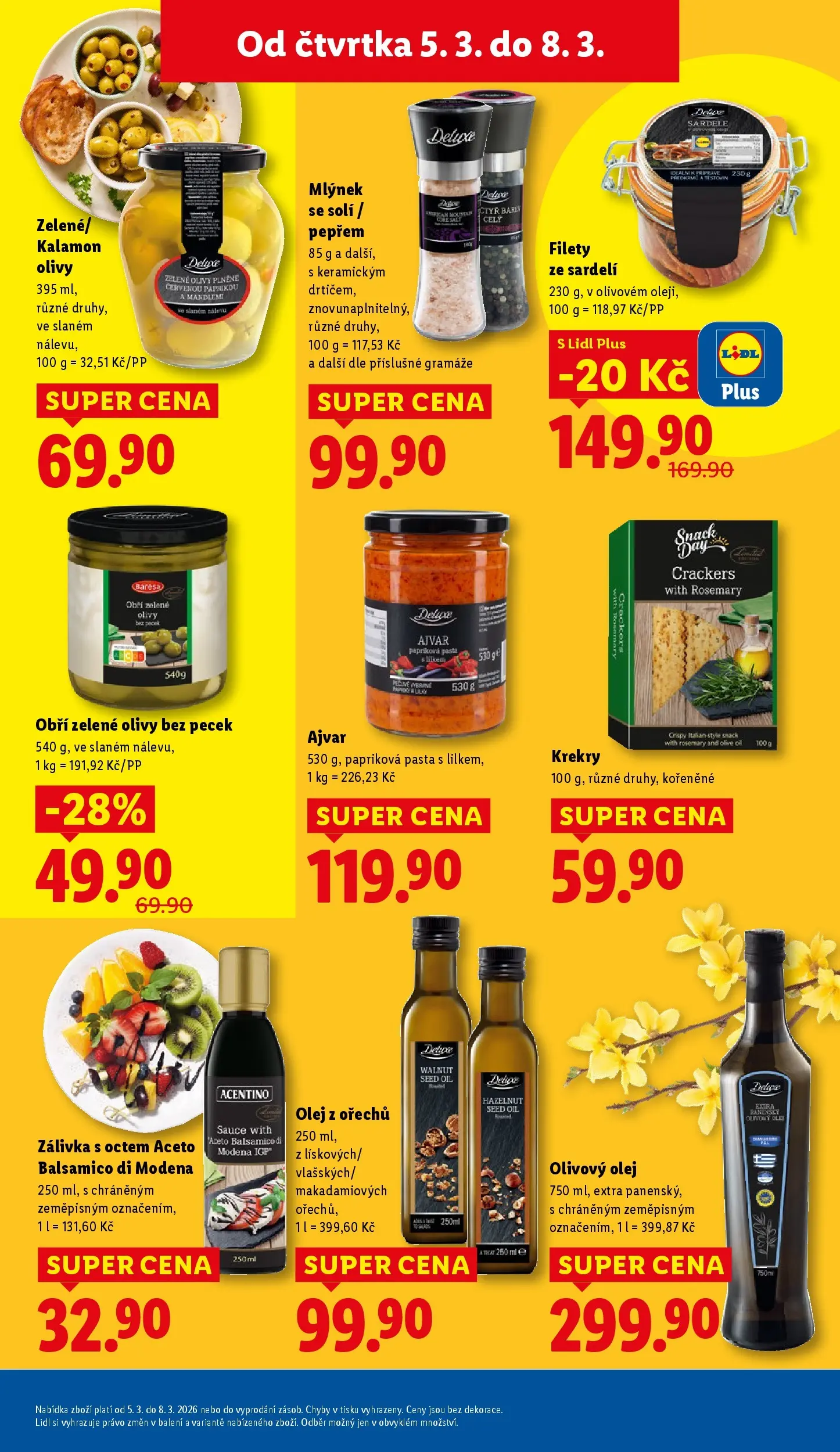 Lidl leták od 04.03.2026 - Nový akční leták | Strana: 23 | Produkty: Olivový olej, Olej, Deluxe, Mlýnek