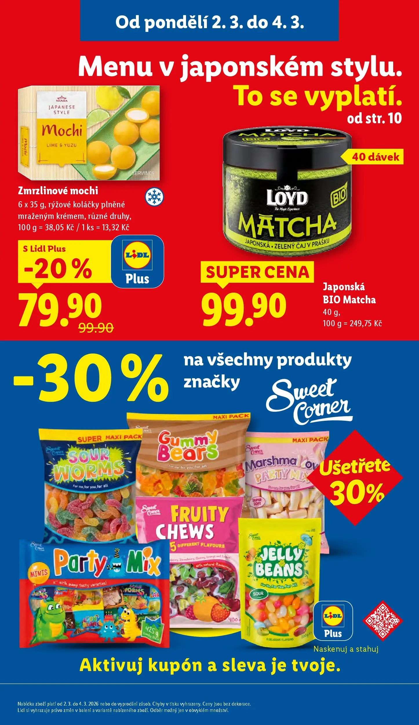 Lidl leták od 01.03.2026 - Nový akční leták | Strana: 3 | Produkty: Marshmallow, Matcha, Marshmallows, Party mix