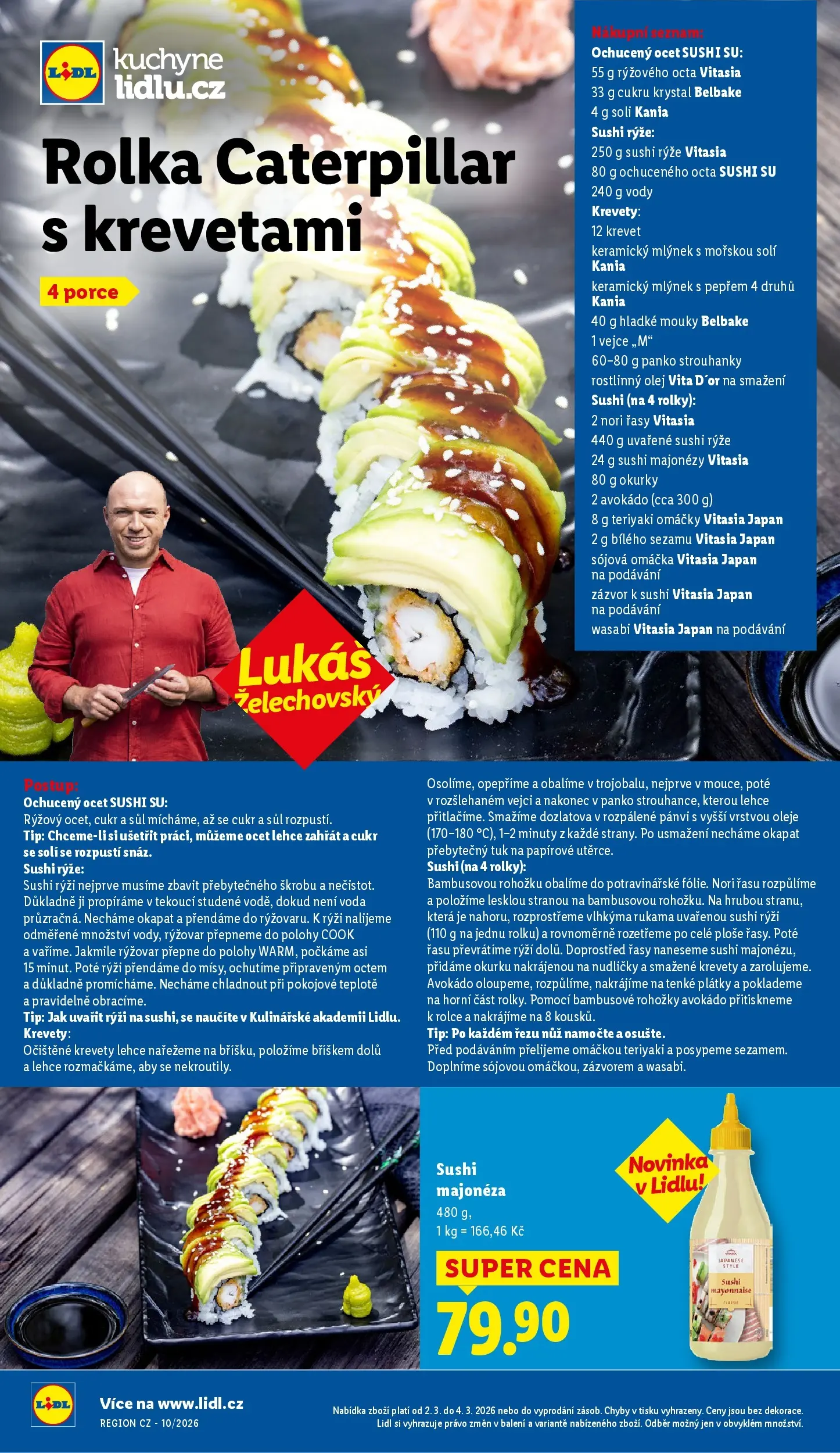 Lidl leták od 01.03.2026 - Nový akční leták | Strana: 17 | Produkty: Oleje, Wasabi, Vejce, Mlýnek