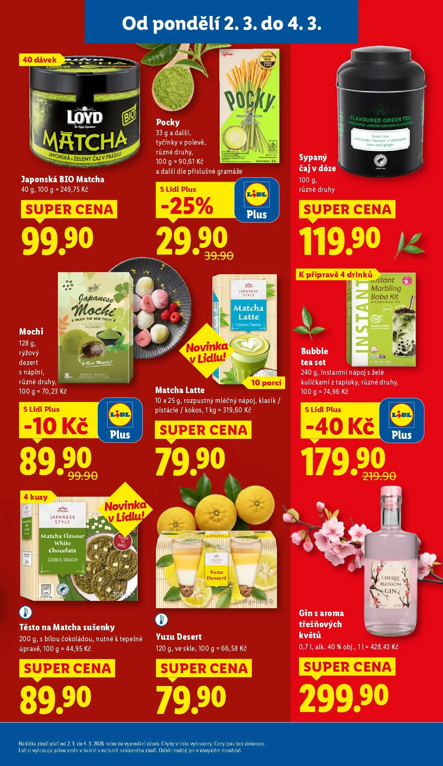 Lidl leták od 01.03.2026 - Nový akční leták | Strana: 21 | Produkty: Pistácie, Matcha, Sušenky, Těsto