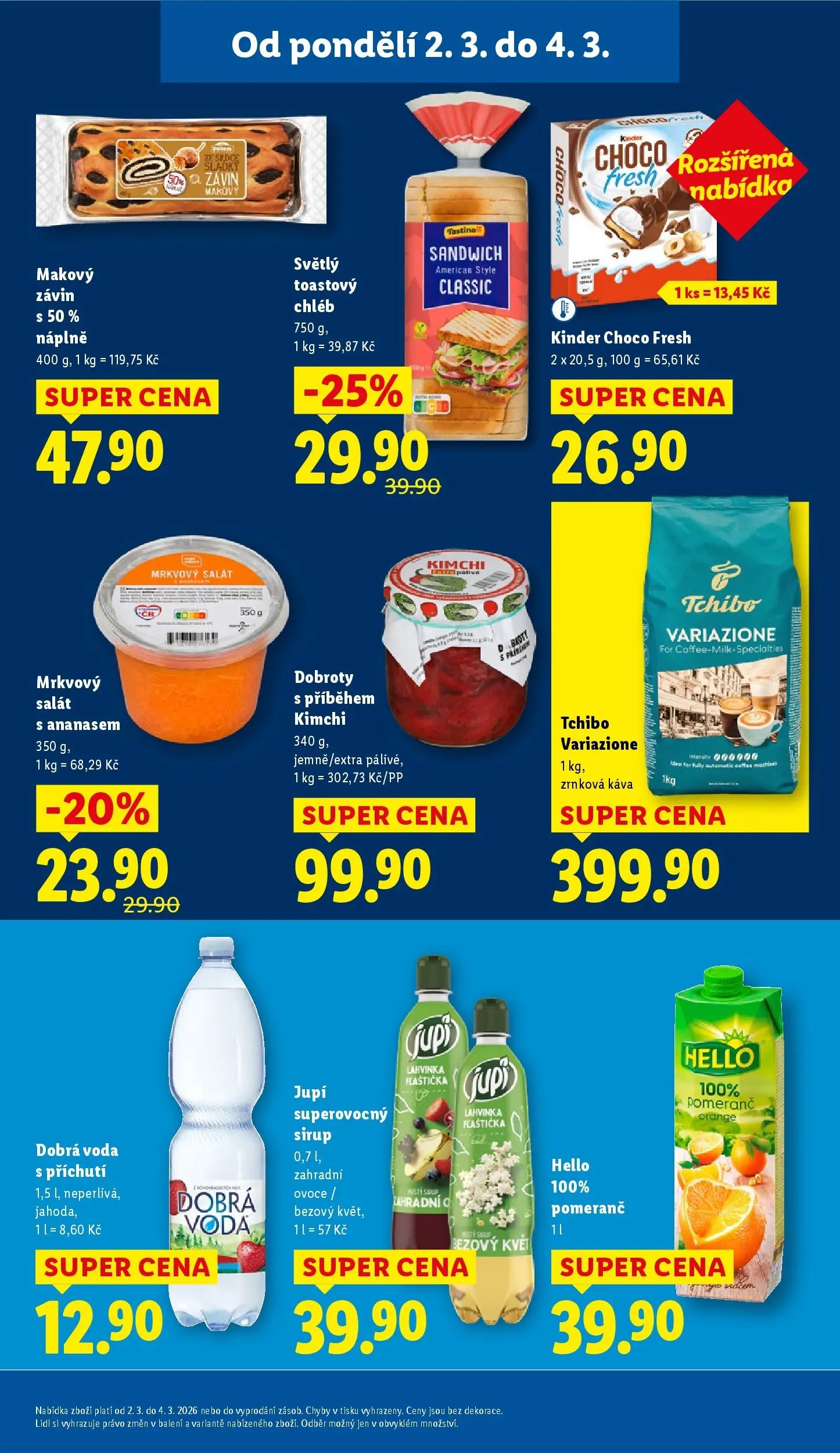 Lidl leták od 01.03.2026 - Nový akční leták | Strana: 27 | Produkty: Makový závin, Káva, Tchibo, Zrnková káva