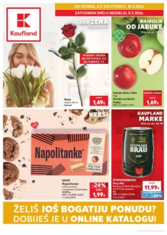Kaufland - Kaufland katalog do 10.03.2026 - Pregled kataloga iz trgovine Kaufland, vrijedi od 03.03.2026 Kaufland - Kaufland katalog do 10.03.2026 - Pregled kataloga iz trgovine Kaufland, vrijedi od 03.03.2026