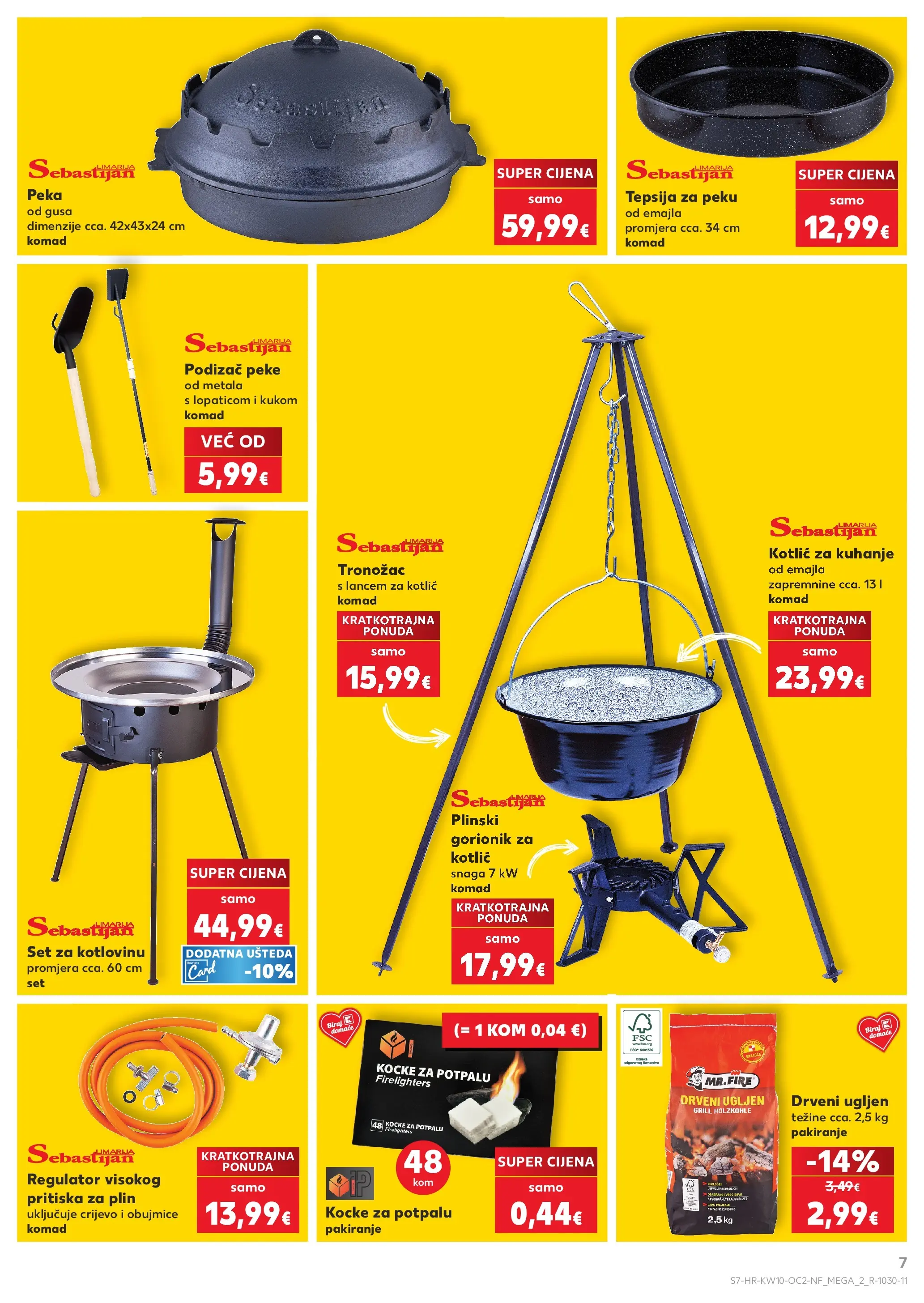 Kaufland - Kaufland katalog do 10.03.2026 novi od 03.03.2026 na listanje > letak digitalni | Stranica: 7 | Proizvodi: Kocke za potpalu