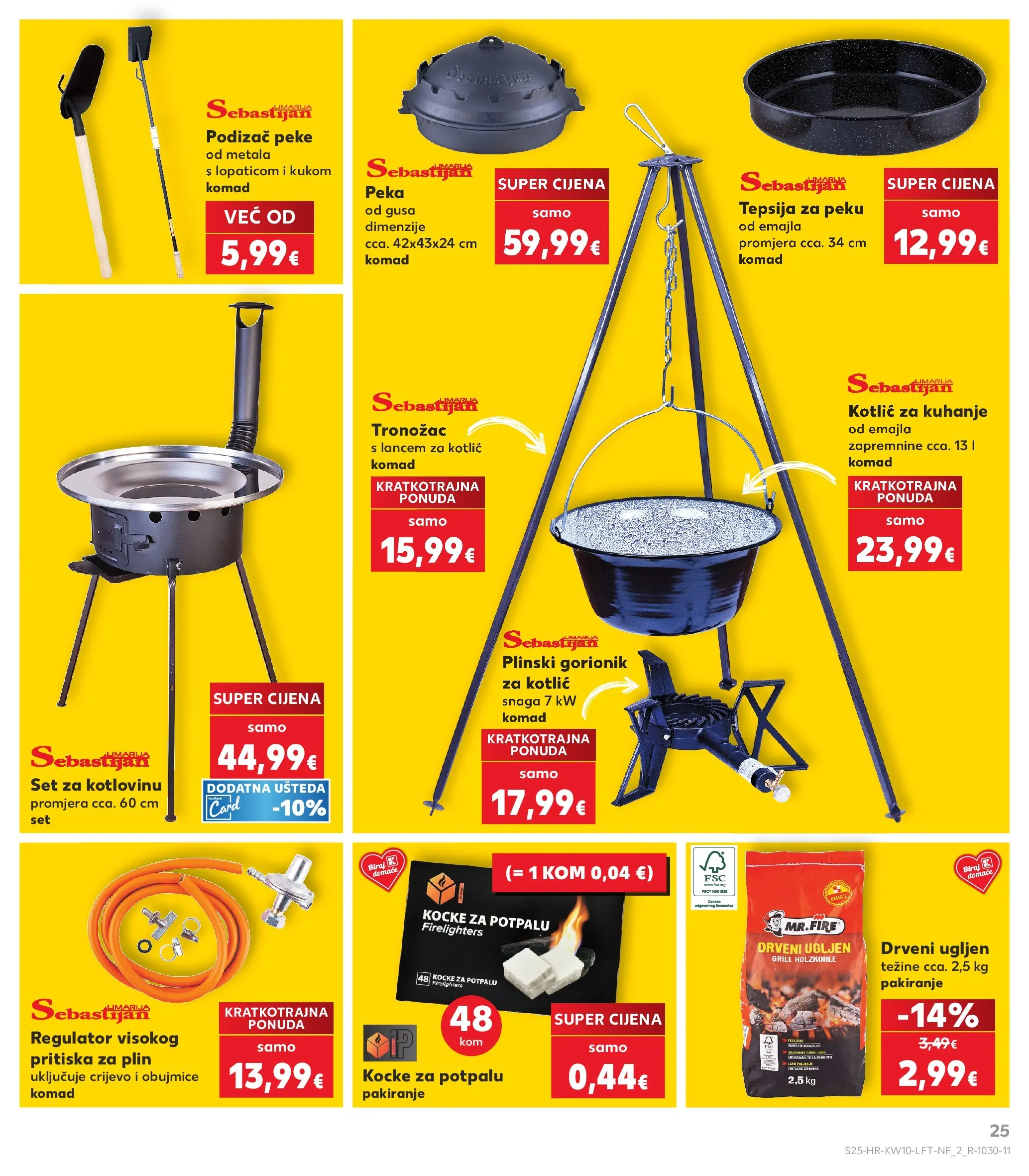 Kaufland - Kaufland katalog do 10.03.2026 novi od 03.03.2026 na listanje > letak digitalni | Stranica: 25 | Proizvodi: Kocke za potpalu