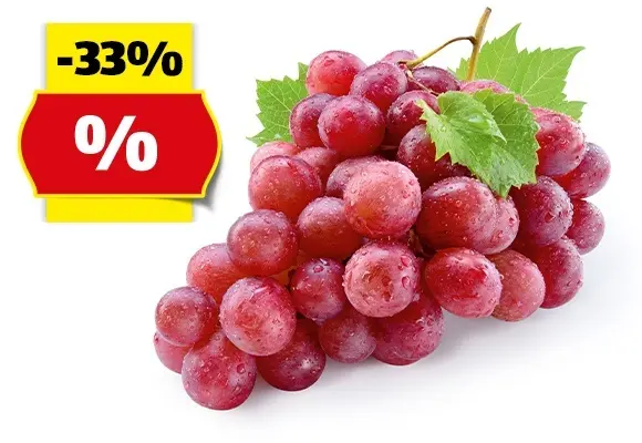 HOFER MARKTPLATZ Gourmet Trauben kernlos rot