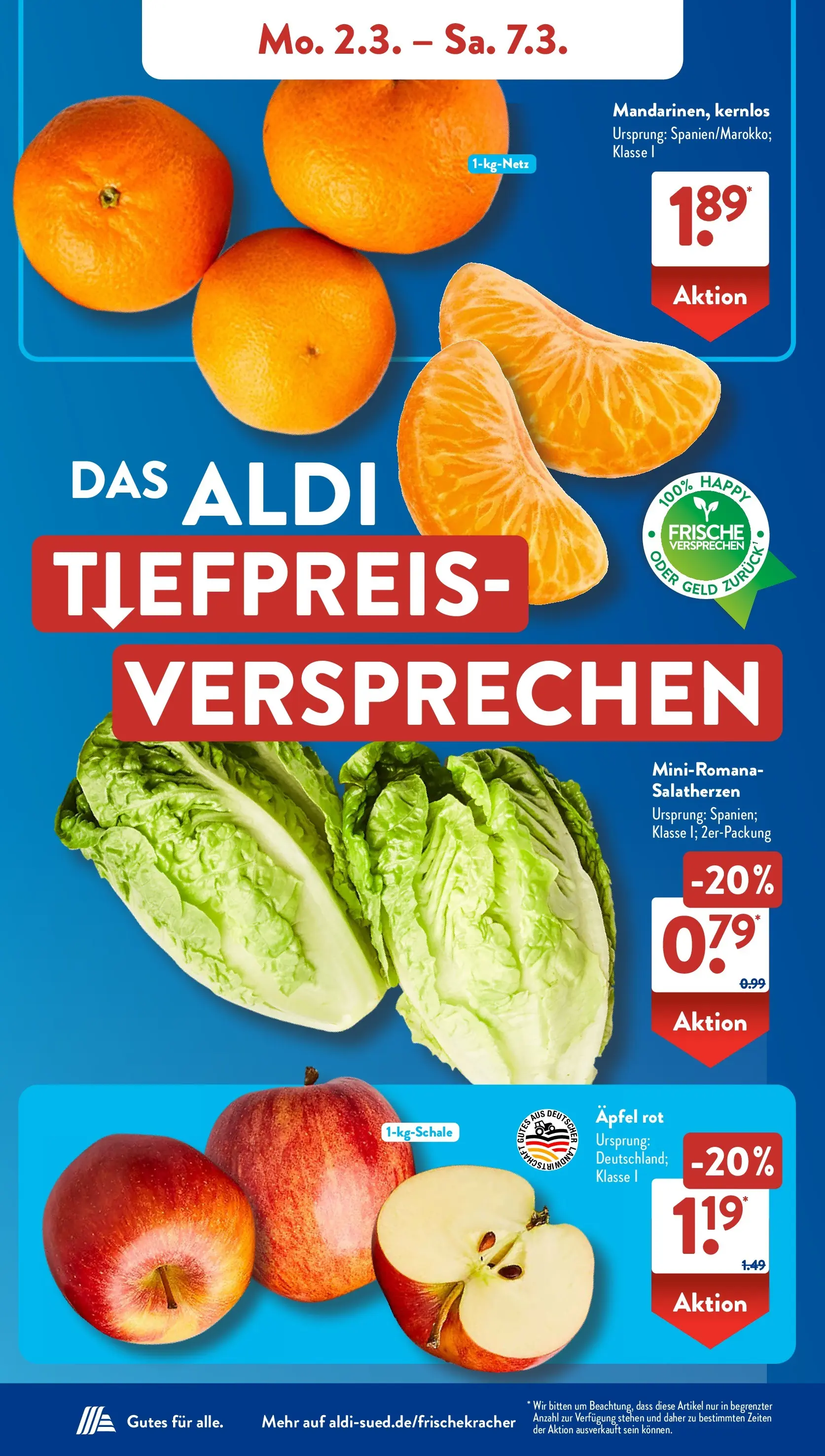 Aldi Süd Wochenangebote (ab 02.03.2026) zum Blättern | Seite: 4 | Produkte: Äpfel