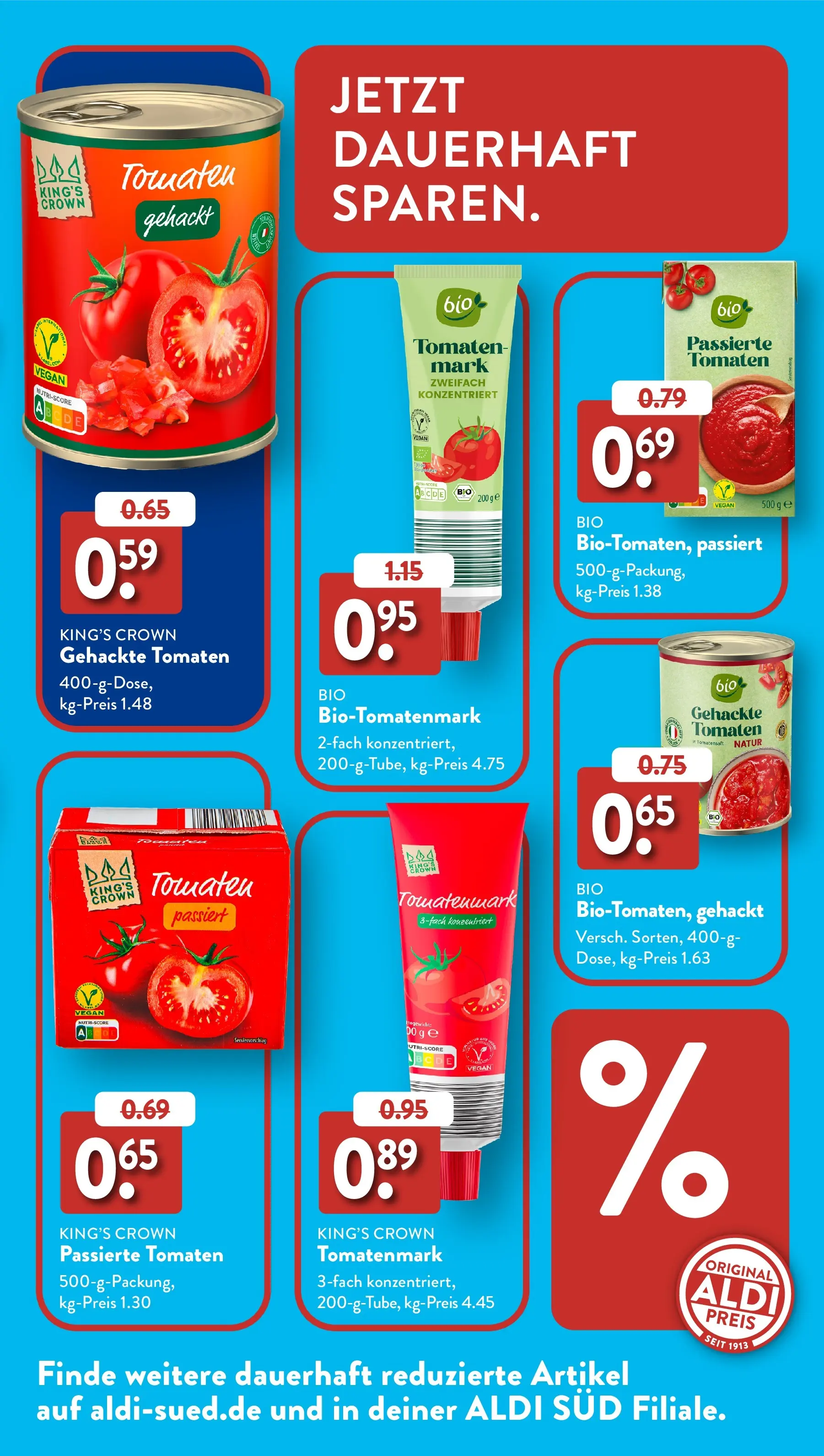 Aldi Süd Wochenangebote (ab 02.03.2026) zum Blättern | Seite: 29 | Produkte: Tomaten