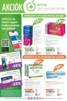 Alma Gy&oacute;gyszert&aacute;rak &uacute;js&aacute;g &eacute;rv&eacute;nyess&eacute;ge 2026.03.31-ig