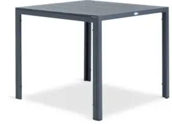 JYSK Градинска маса MADERUP Ш90xД90 черна