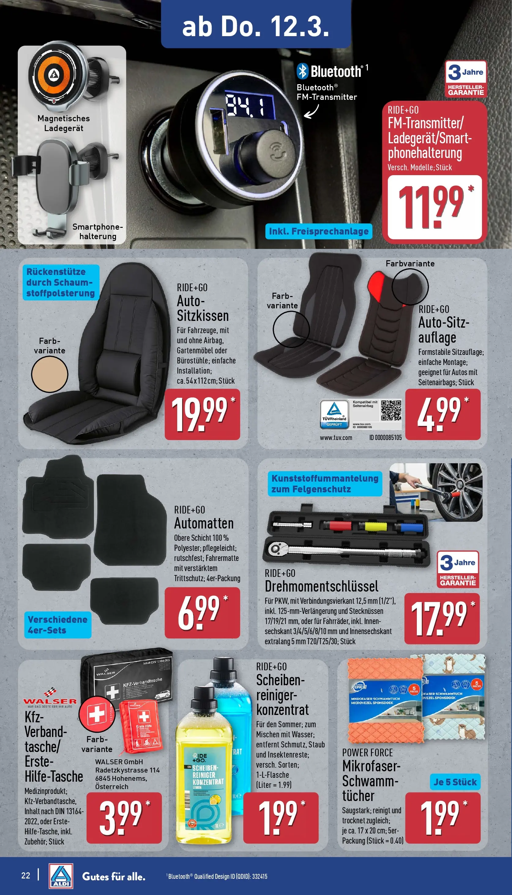 Aldi Wochenangebote (ab 09.03.2026) » Angebote Online | Seite: 23 | Produkte: Gartenmöbel, Ladegerät, Smartphone