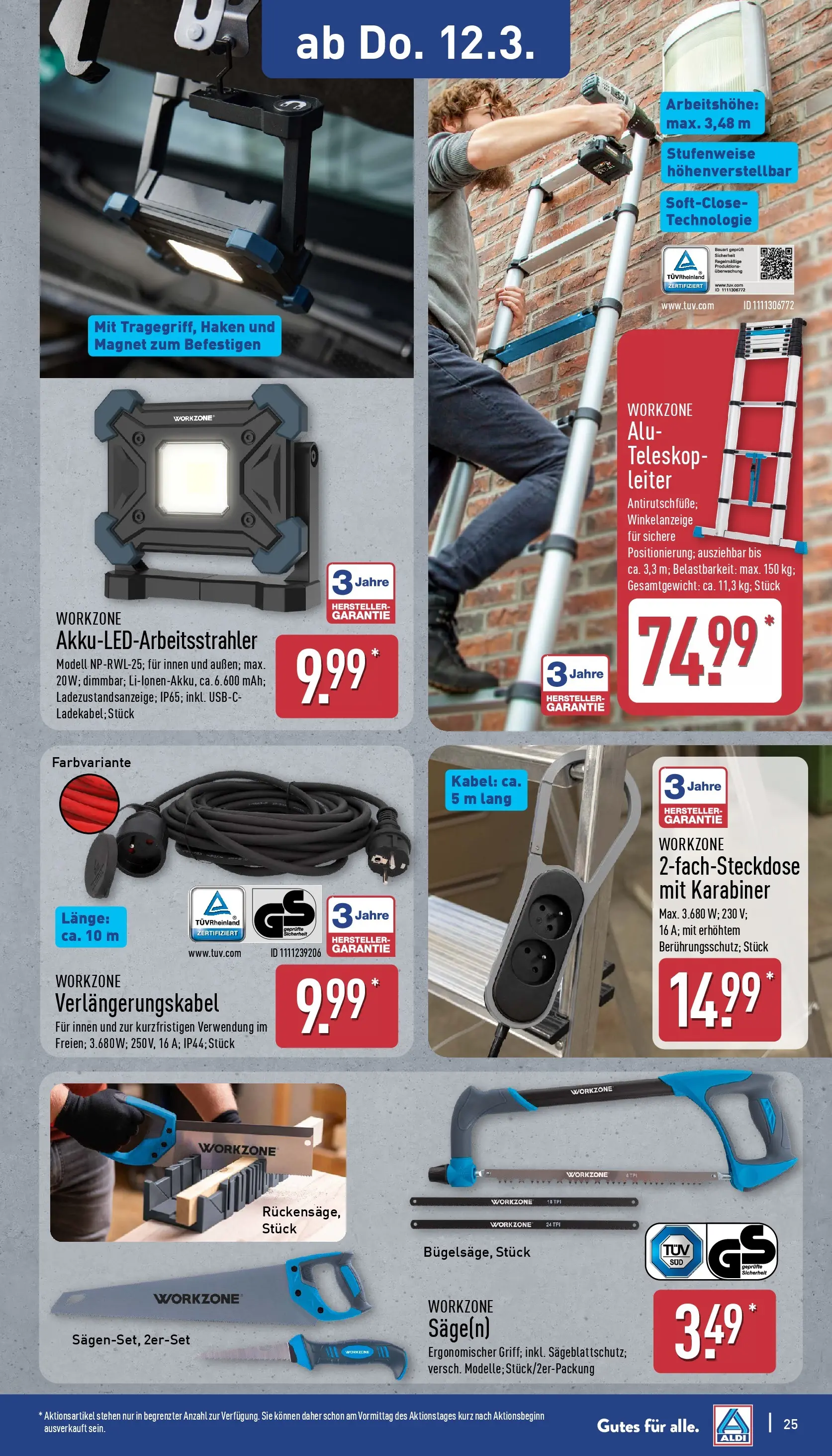 Aldi Wochenangebote (ab 09.03.2026) » Angebote Online | Seite: 26 | Produkte: Kabel