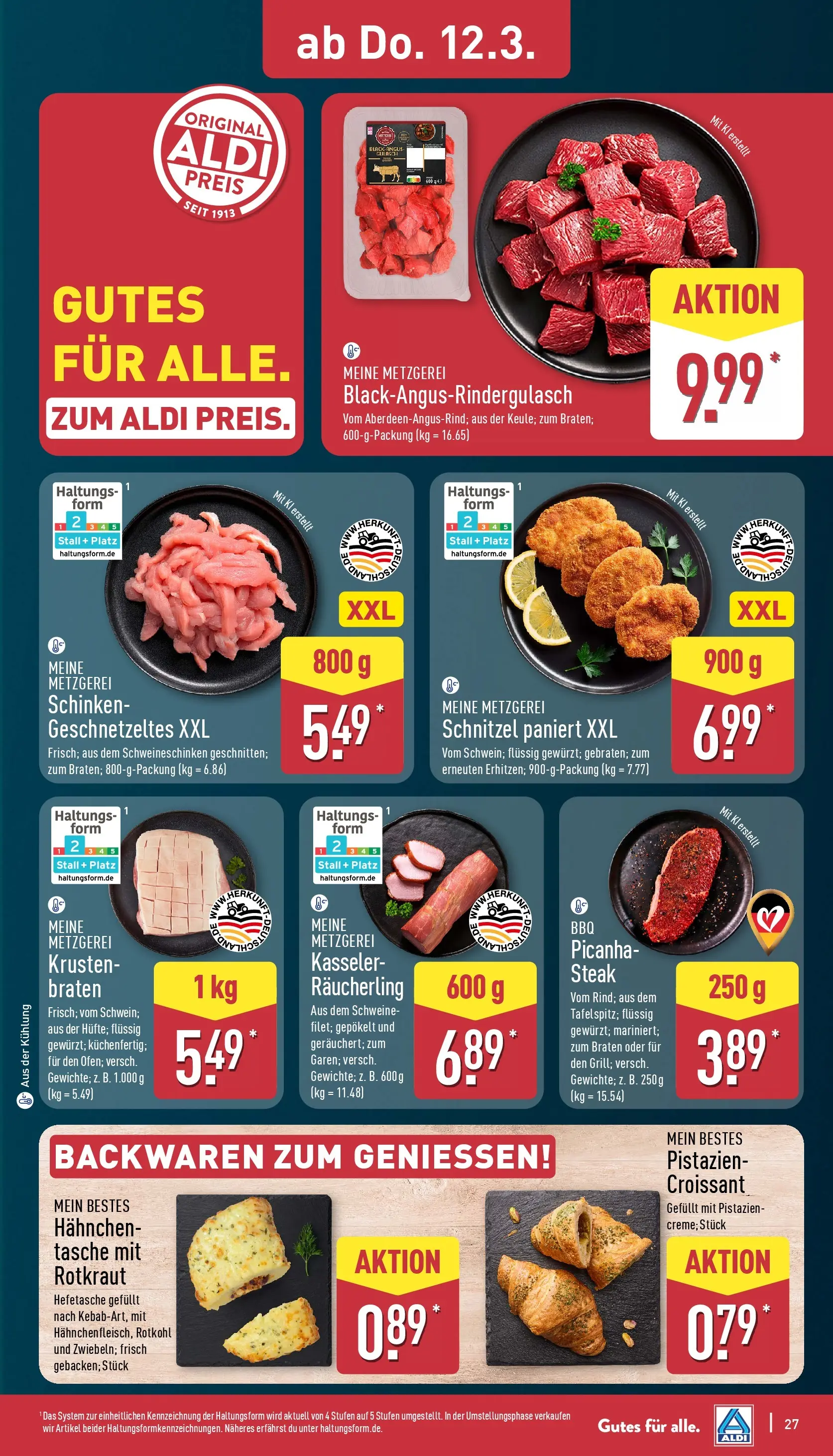 Aldi Wochenangebote (ab 09.03.2026) » Angebote Online | Seite: 28 | Produkte: Tasche, Rotkohl, Pistazien, Schinken