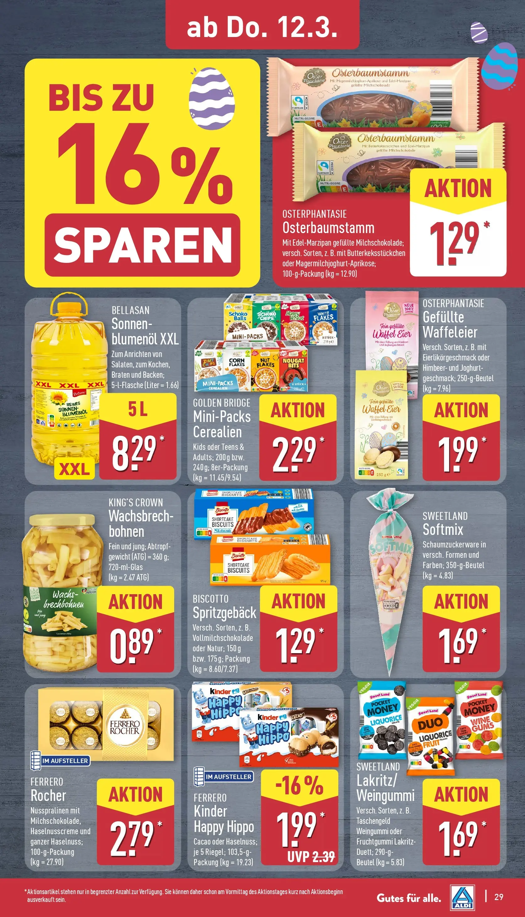 Aldi Wochenangebote (ab 09.03.2026) » Angebote Online | Seite: 30 | Produkte: Gewicht, Joghurt, Eier, Chips