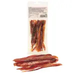 Mix Markt Snack aus Karausche (Carassius carassius) in Streifen, gesalzen und ged&ouml;rrt, aufgetaut, vakuumiert - bis 07.03.2026