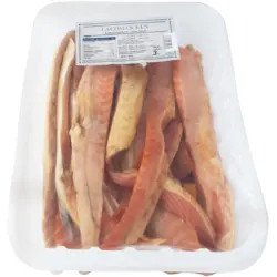 Lachslocken extra breit kaltger&auml;uchert / lose